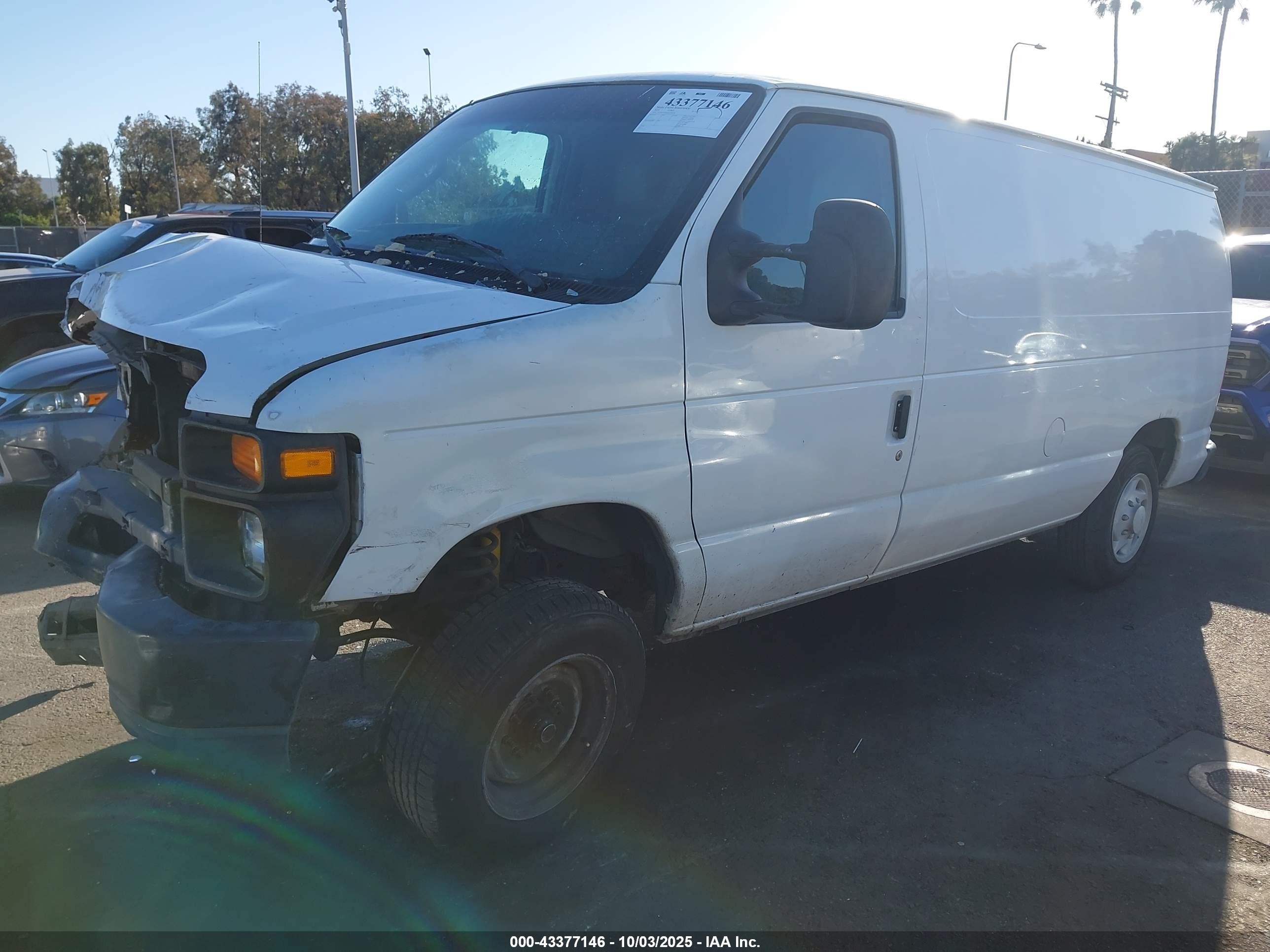 2010 Ford E-150 Commercial/recreational White vin: 1FTNE1EW4ADA38318
