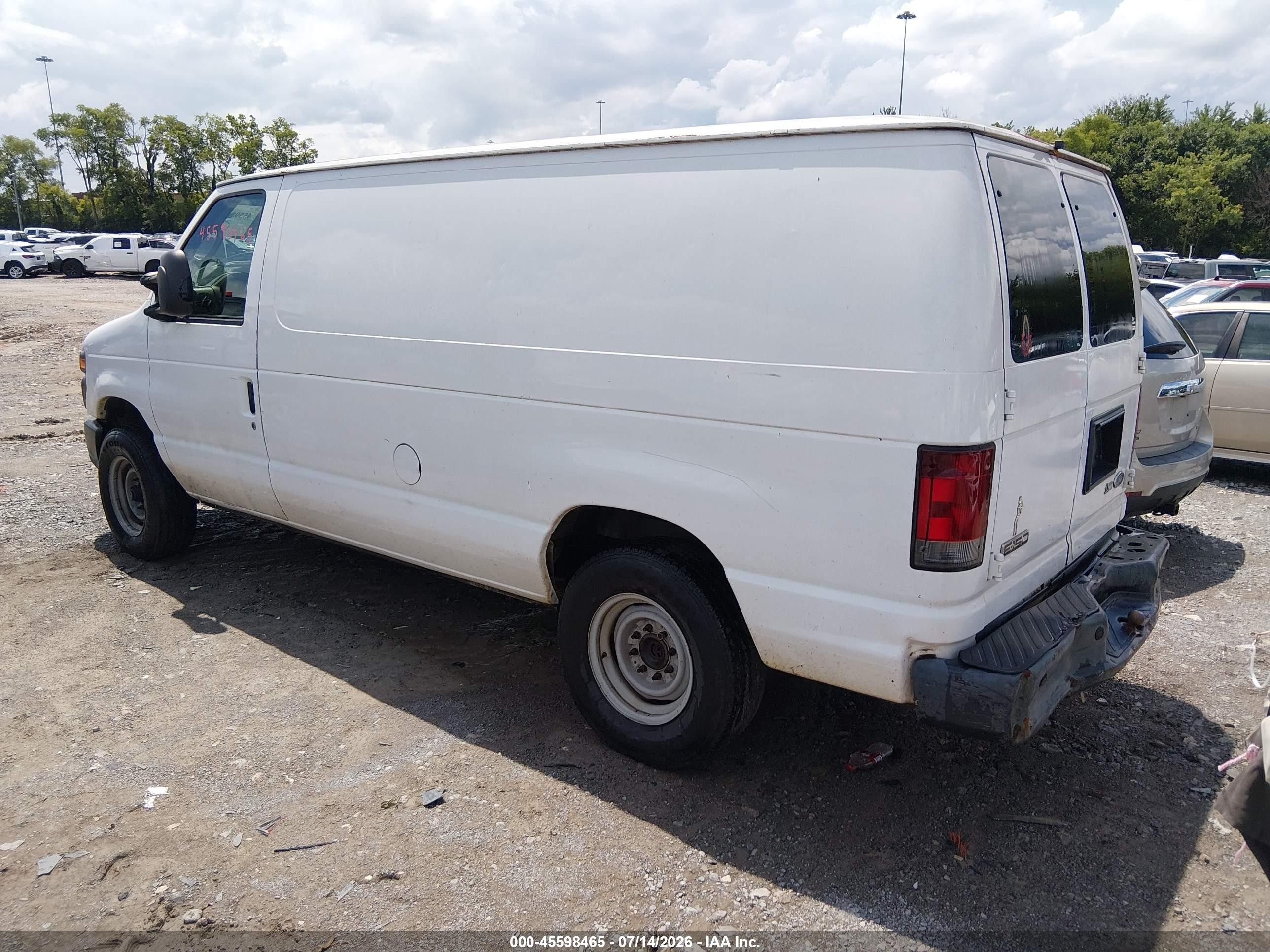 2010 Ford E-150 Commercial White vin: 1FTNE1EW4ADA53319