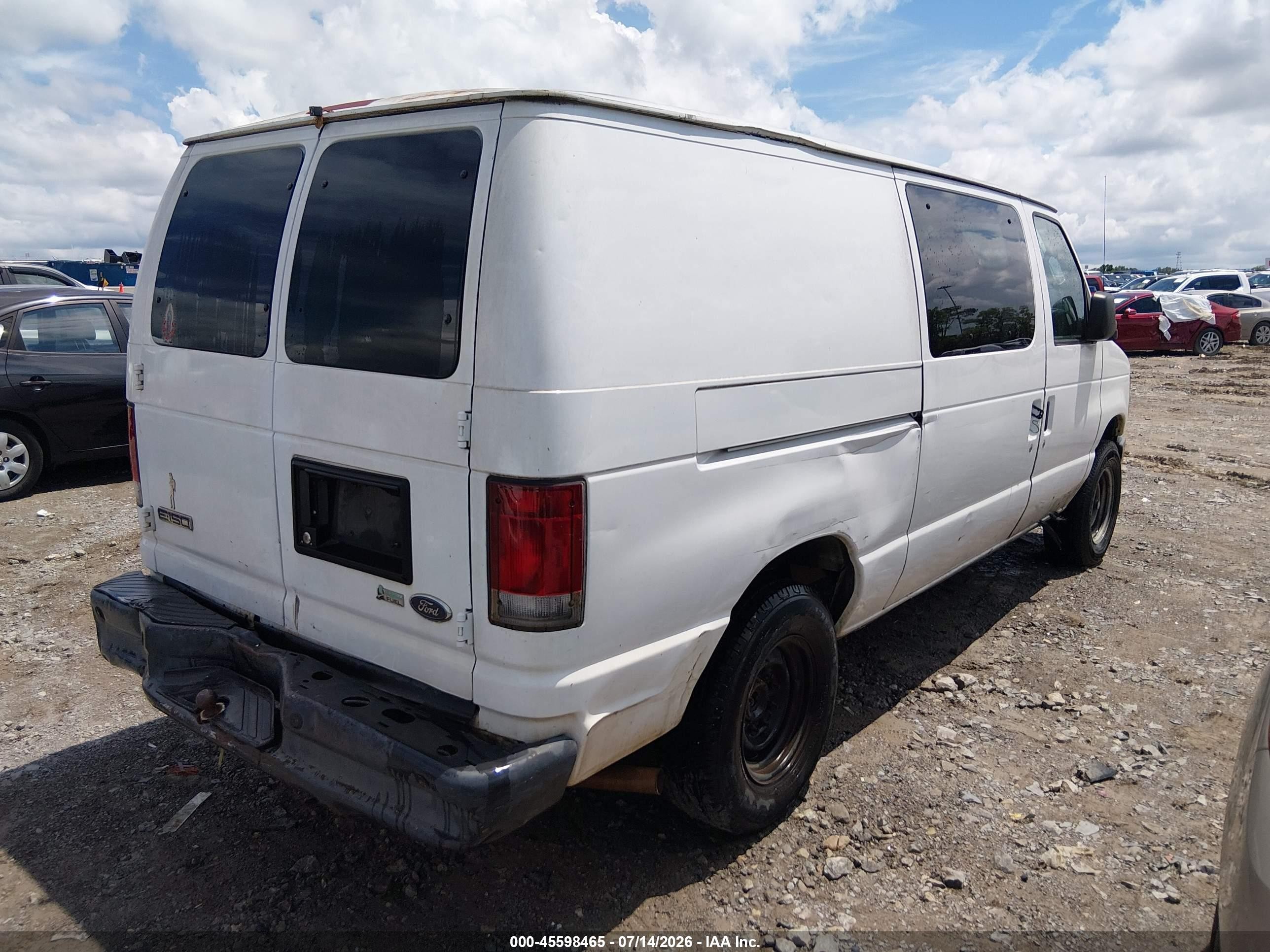 2010 Ford E-150 Commercial White vin: 1FTNE1EW4ADA53319