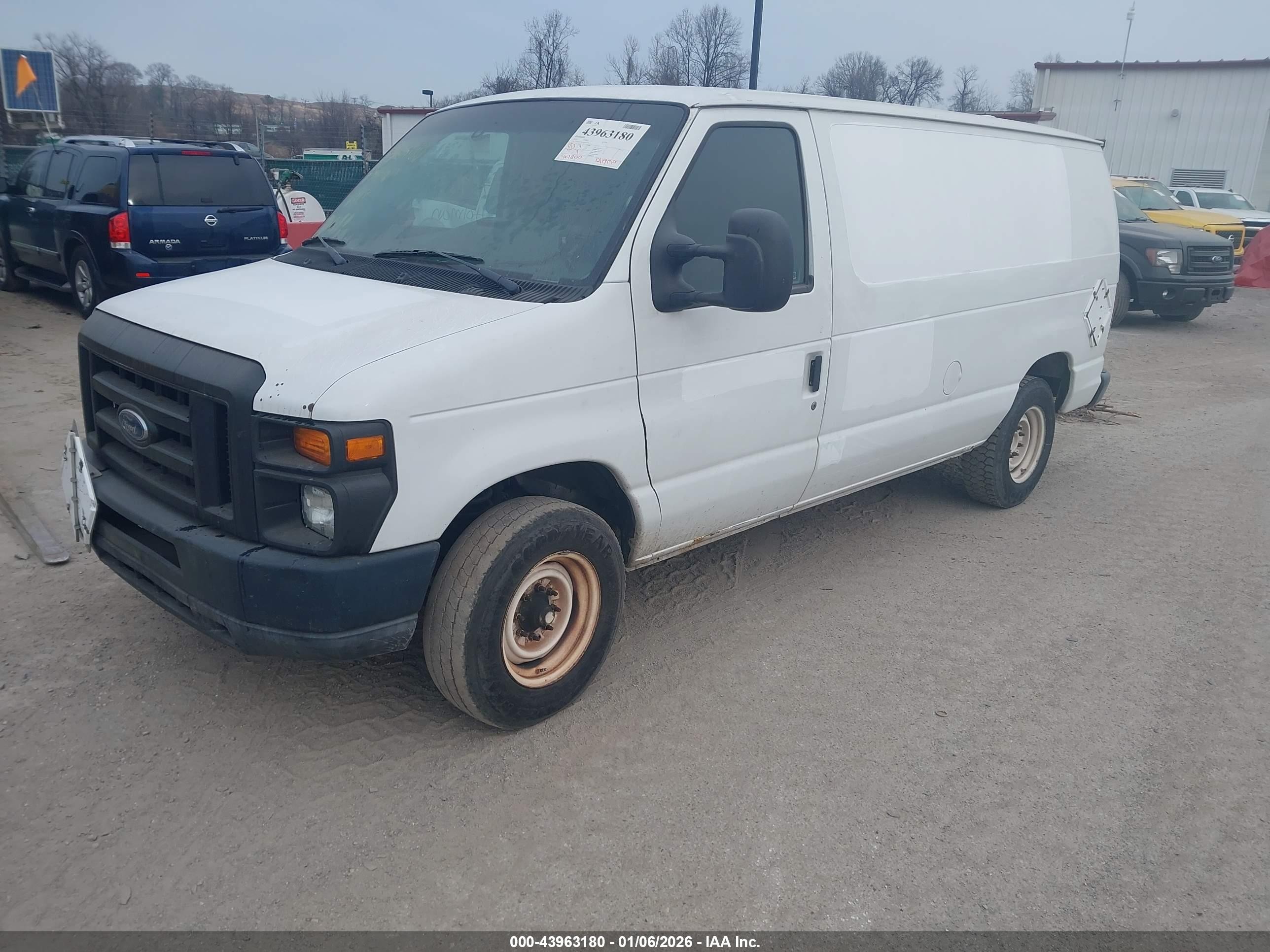 2010 Ford E-150 Commercial/recreational White vin: 1FTNE1EW4ADA91648