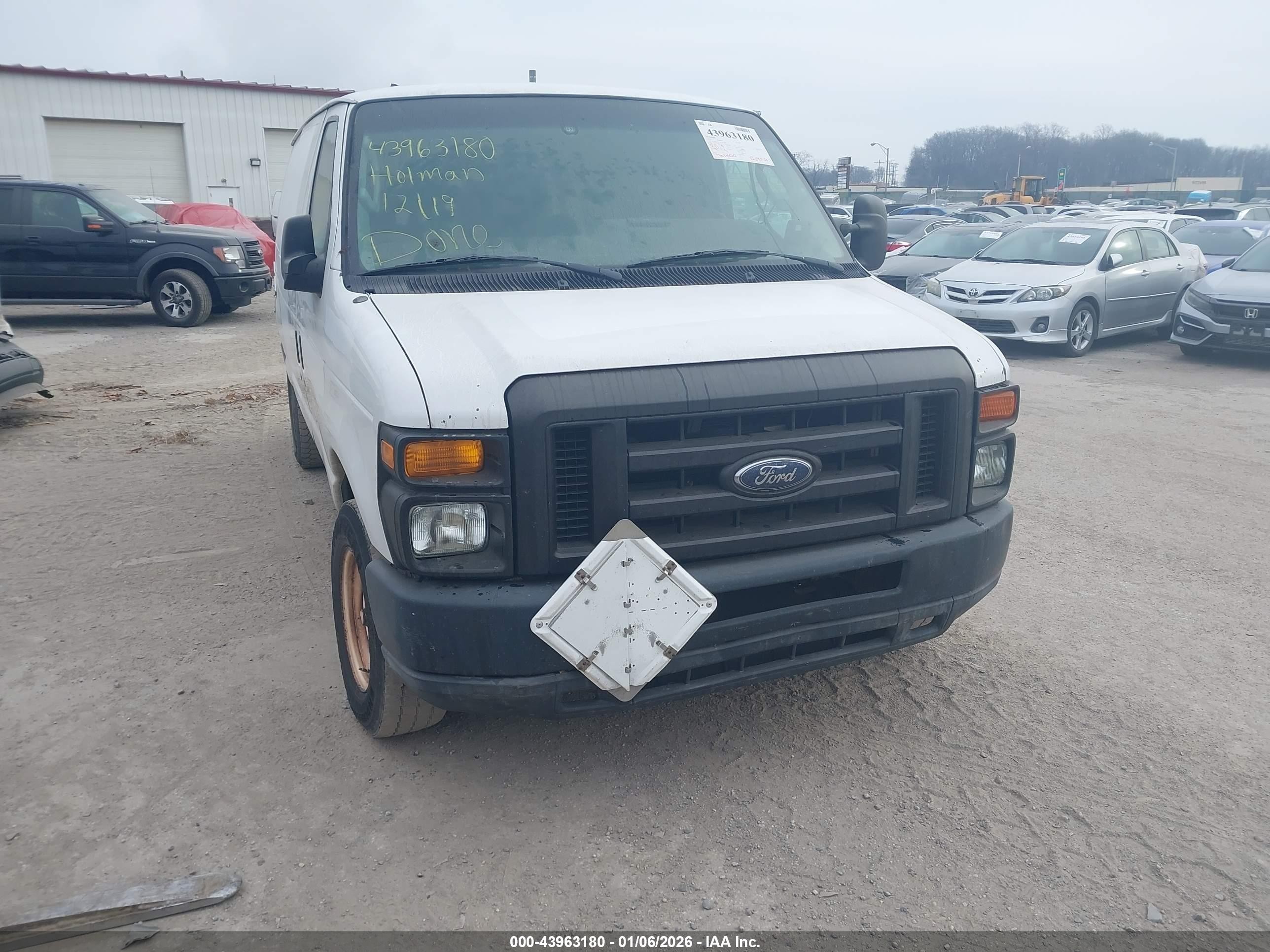 2010 Ford E-150 Commercial/recreational White vin: 1FTNE1EW4ADA91648