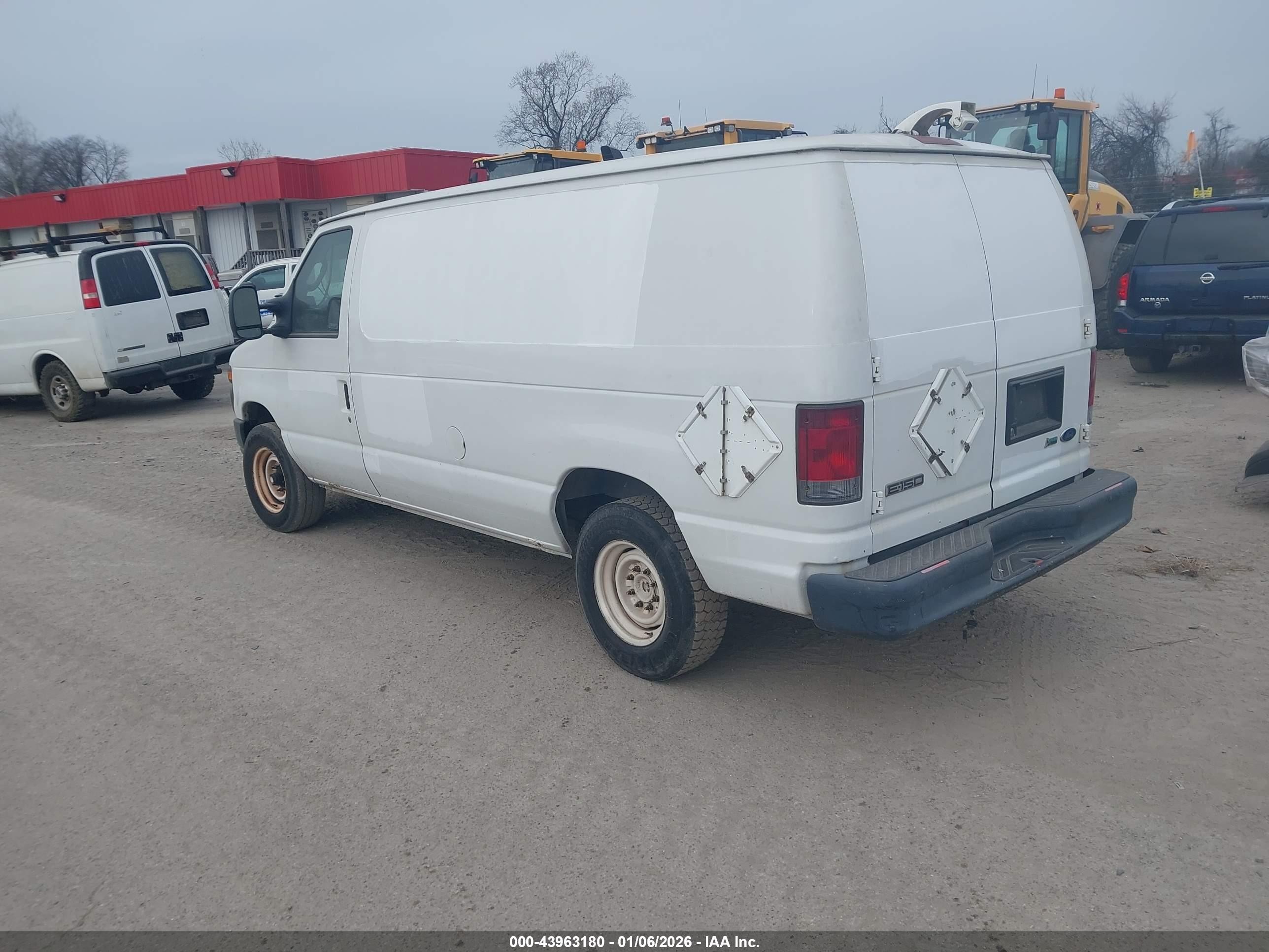 2010 Ford E-150 Commercial/recreational White vin: 1FTNE1EW4ADA91648