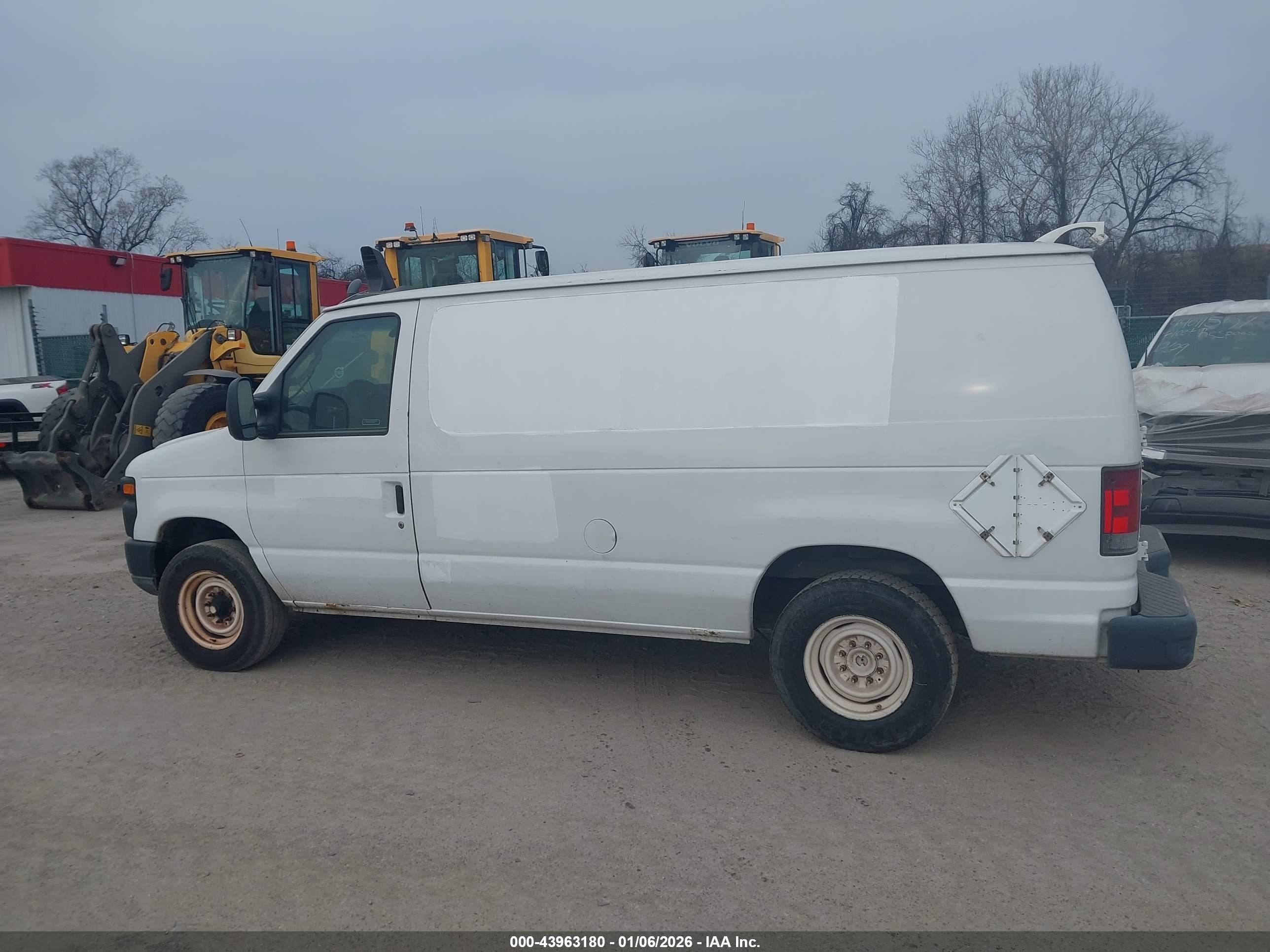 2010 Ford E-150 Commercial/recreational White vin: 1FTNE1EW4ADA91648