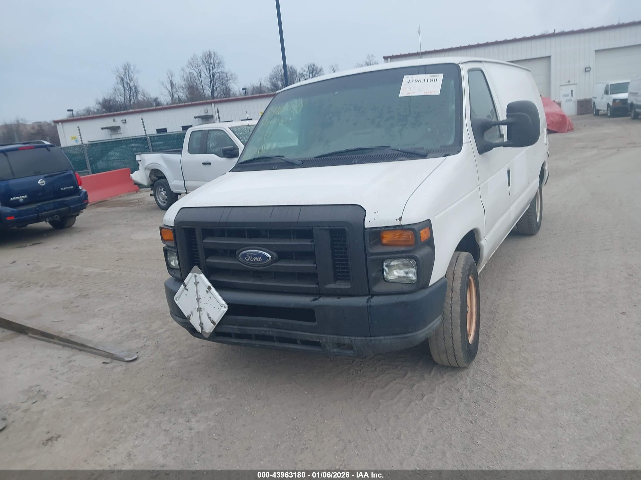 2010 Ford E-150 Commercial/recreational White vin: 1FTNE1EW4ADA91648