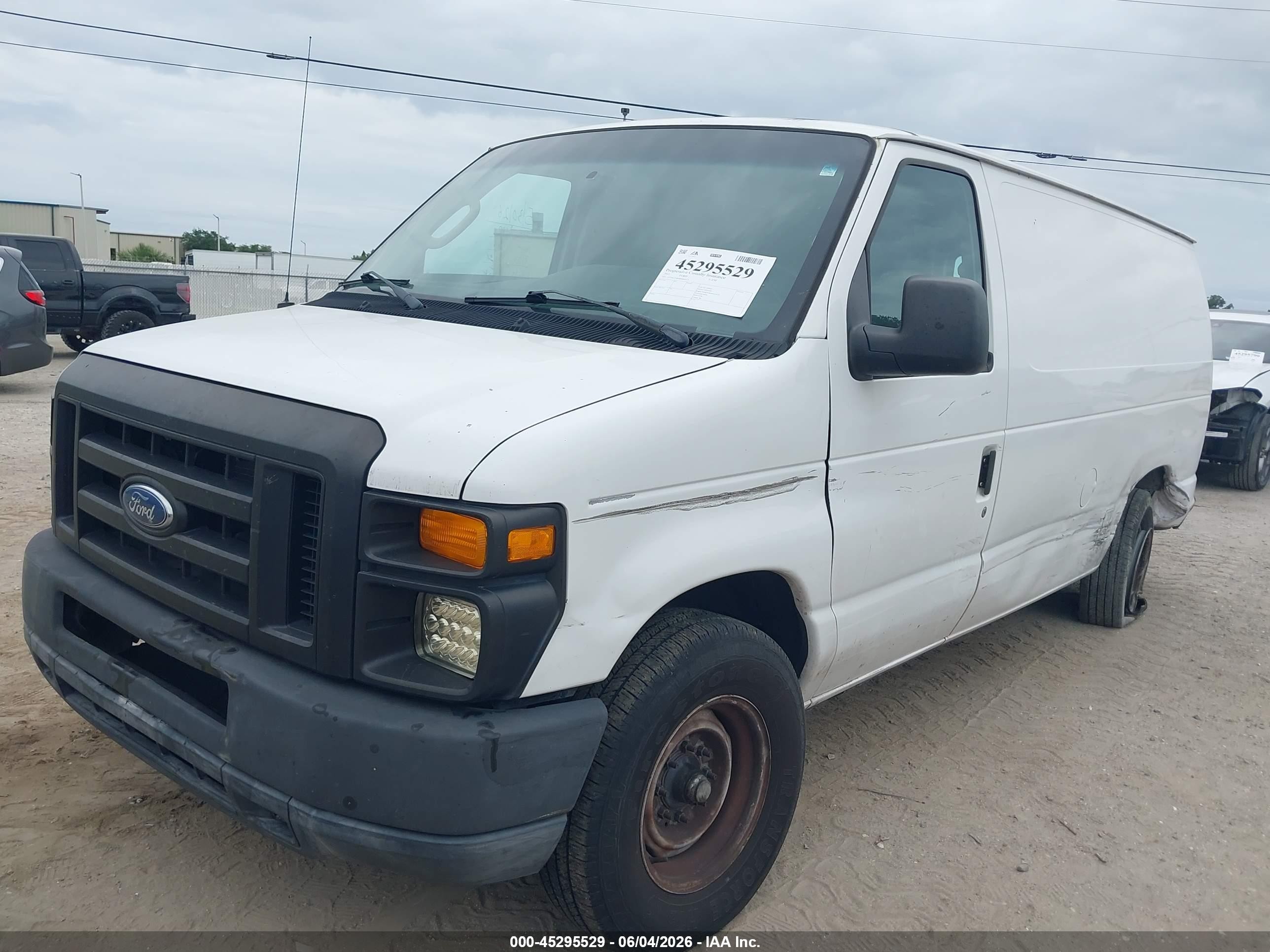 2011 Ford E-150 Commercial White vin: 1FTNE1EW4BDA69523