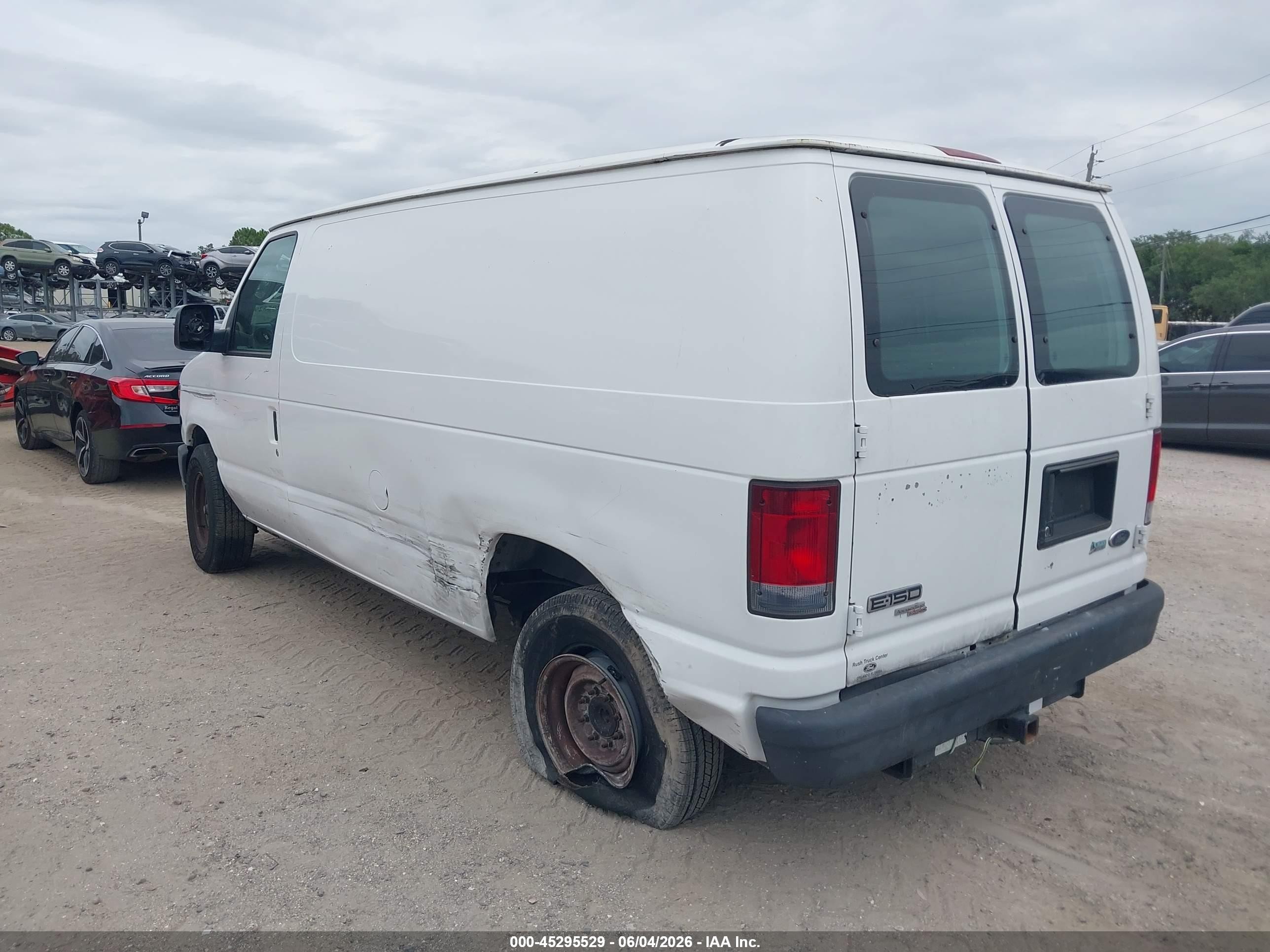 2011 Ford E-150 Commercial White vin: 1FTNE1EW4BDA69523