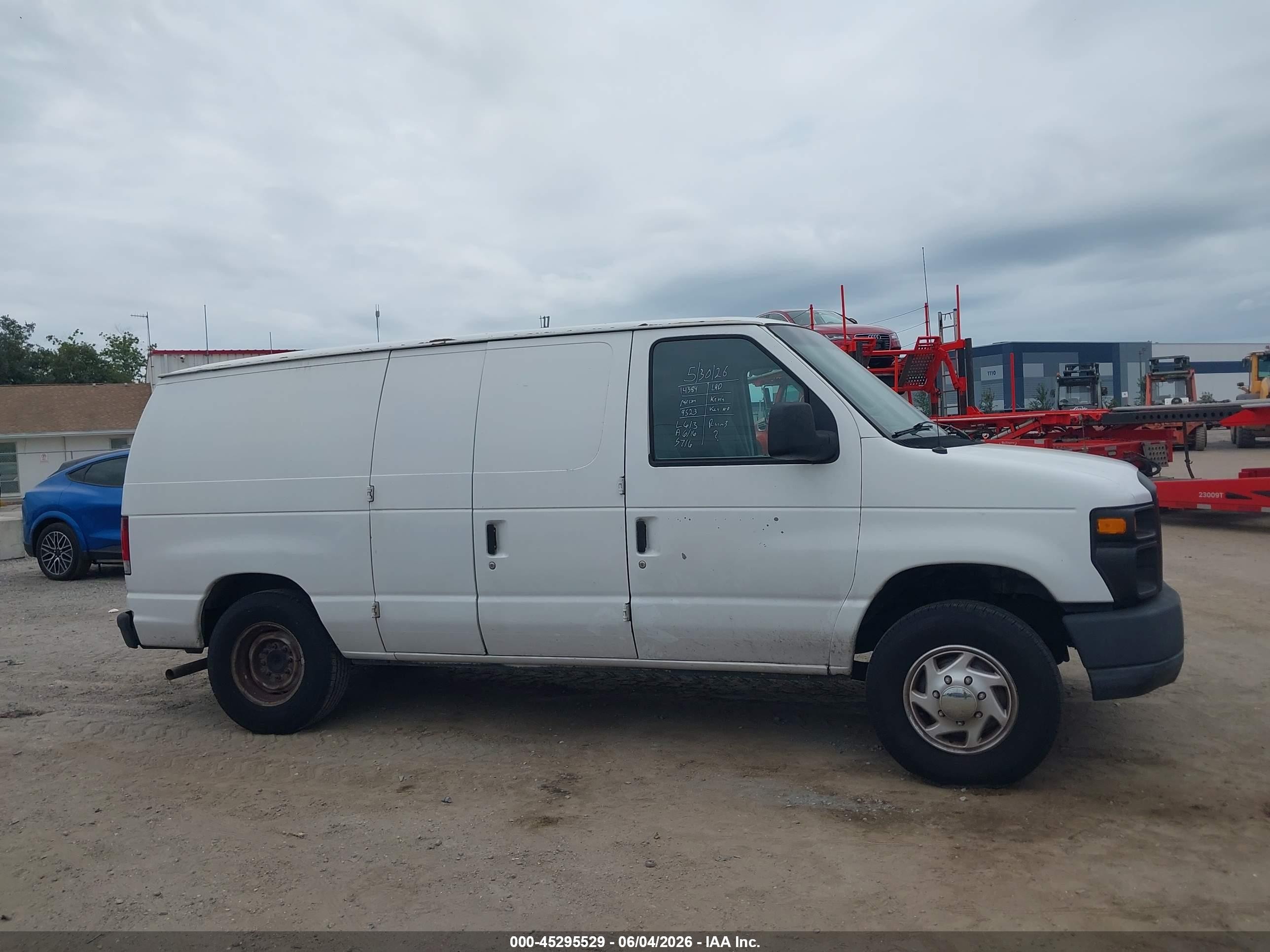 2011 Ford E-150 Commercial White vin: 1FTNE1EW4BDA69523