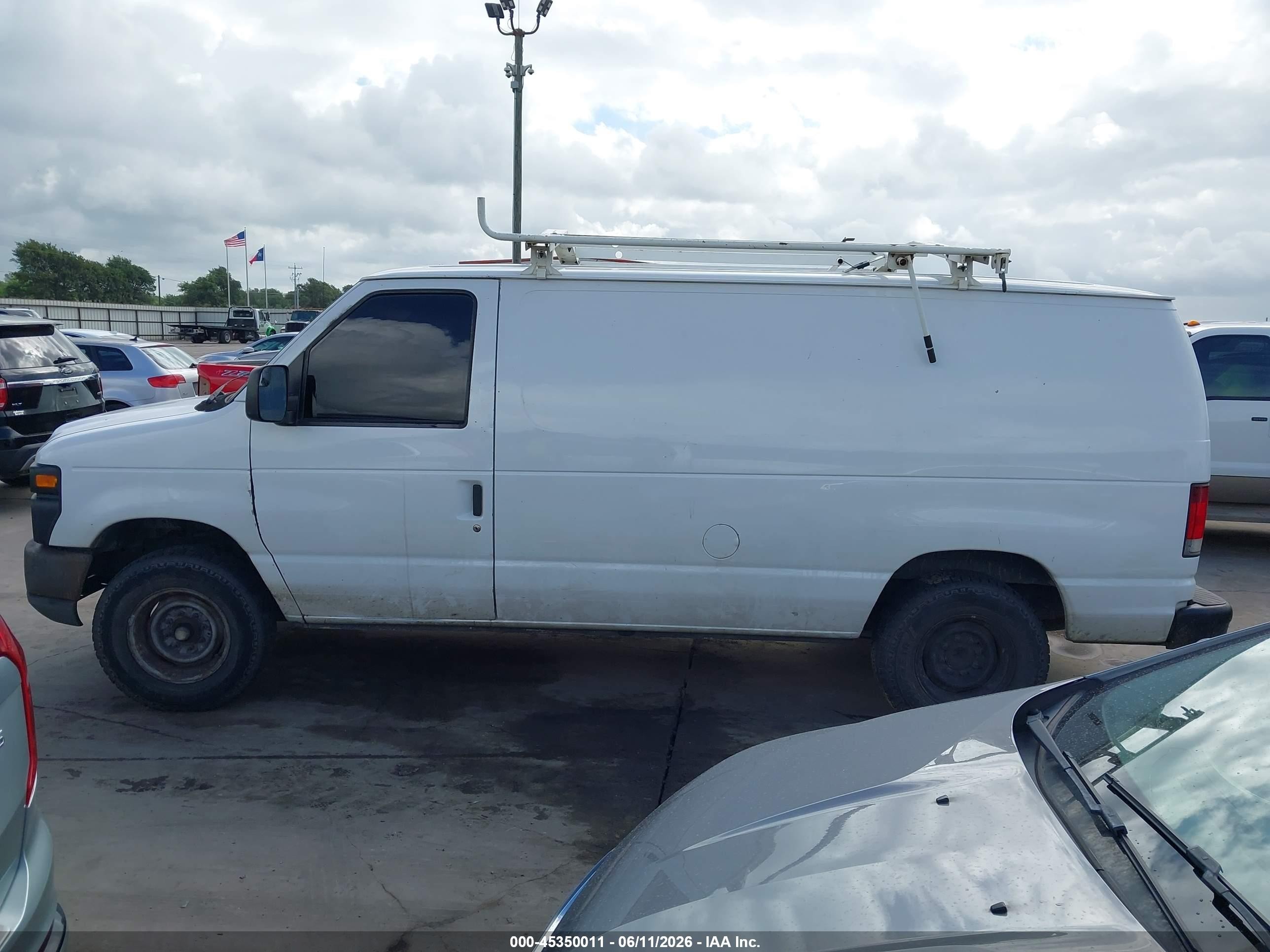 2012 Ford E-150 Commercial White vin: 1FTNE1EW4CDA10490