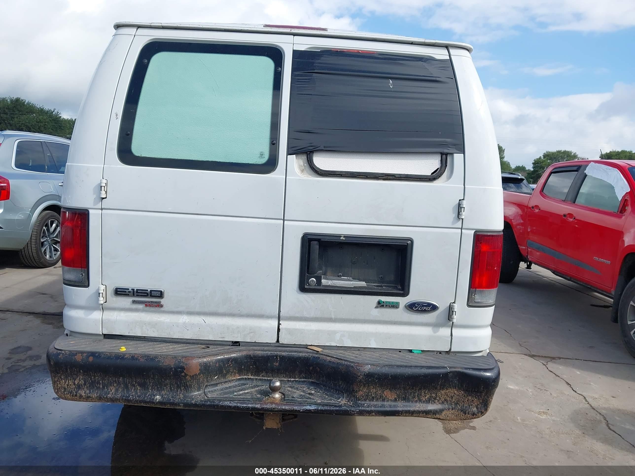 2012 Ford E-150 Commercial White vin: 1FTNE1EW4CDA10490
