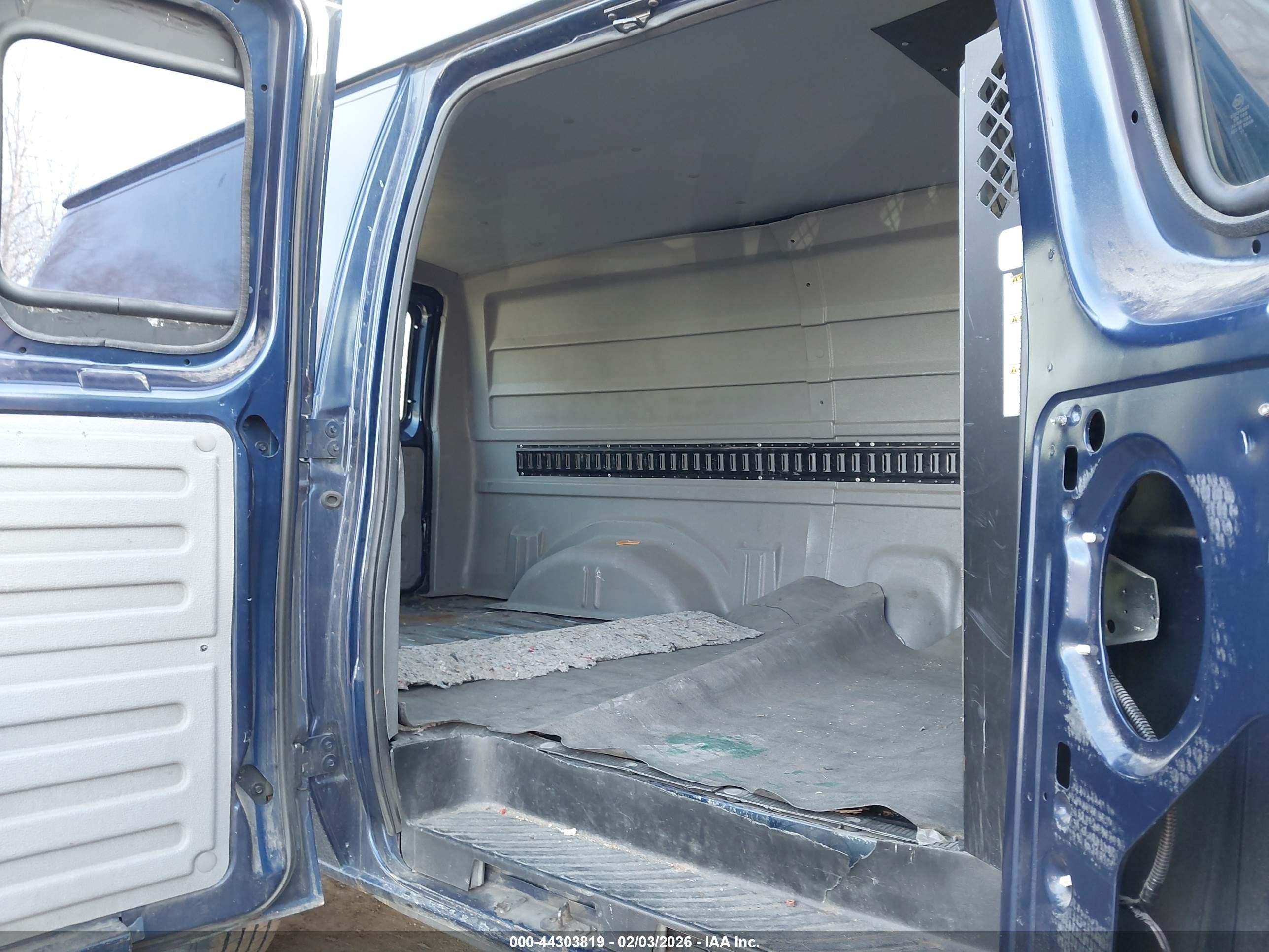 2012 Ford E-150 Commercial Blue vin: 1FTNE1EW4CDA25460