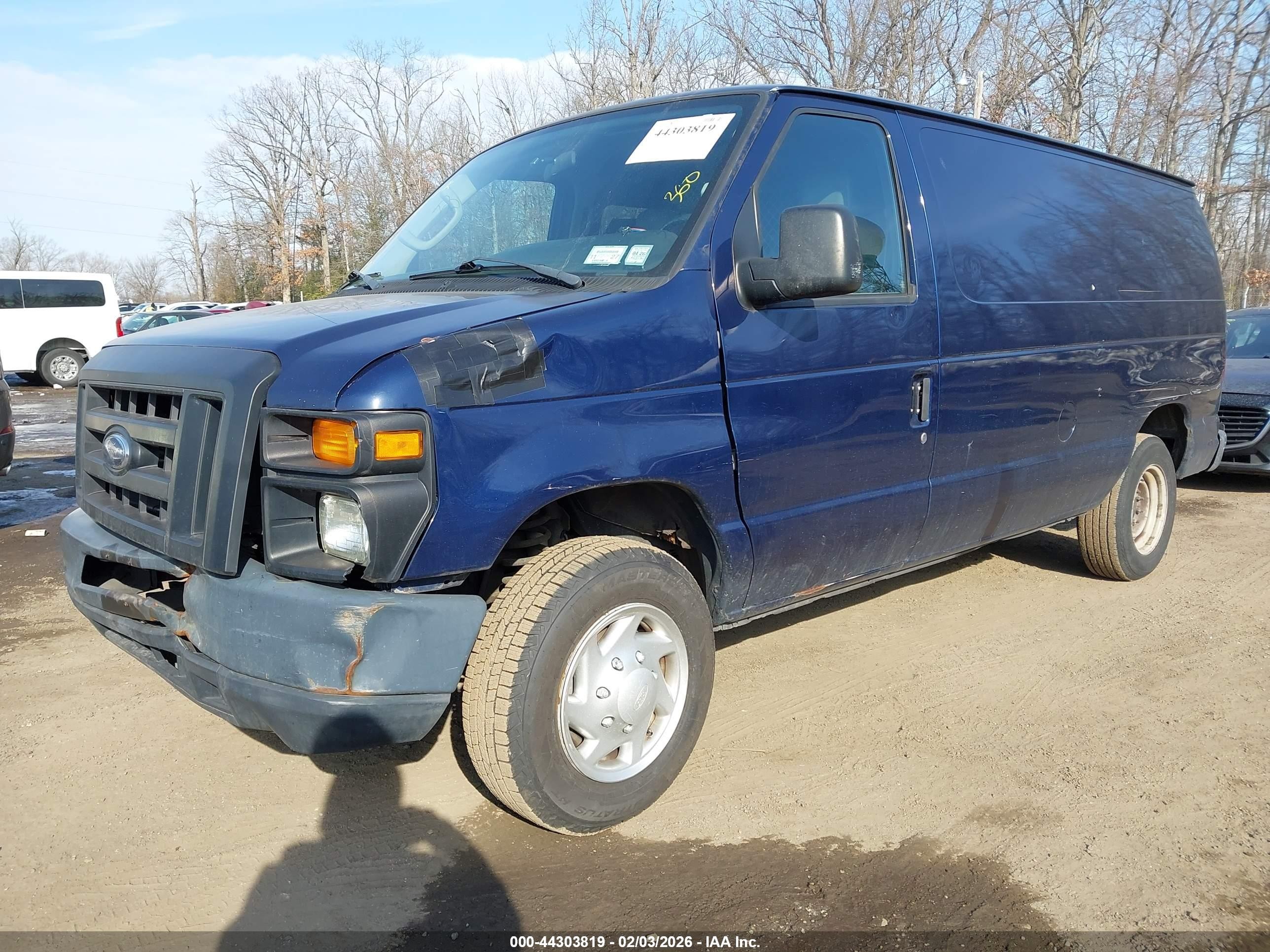 2012 Ford E-150 Commercial Blue vin: 1FTNE1EW4CDA25460