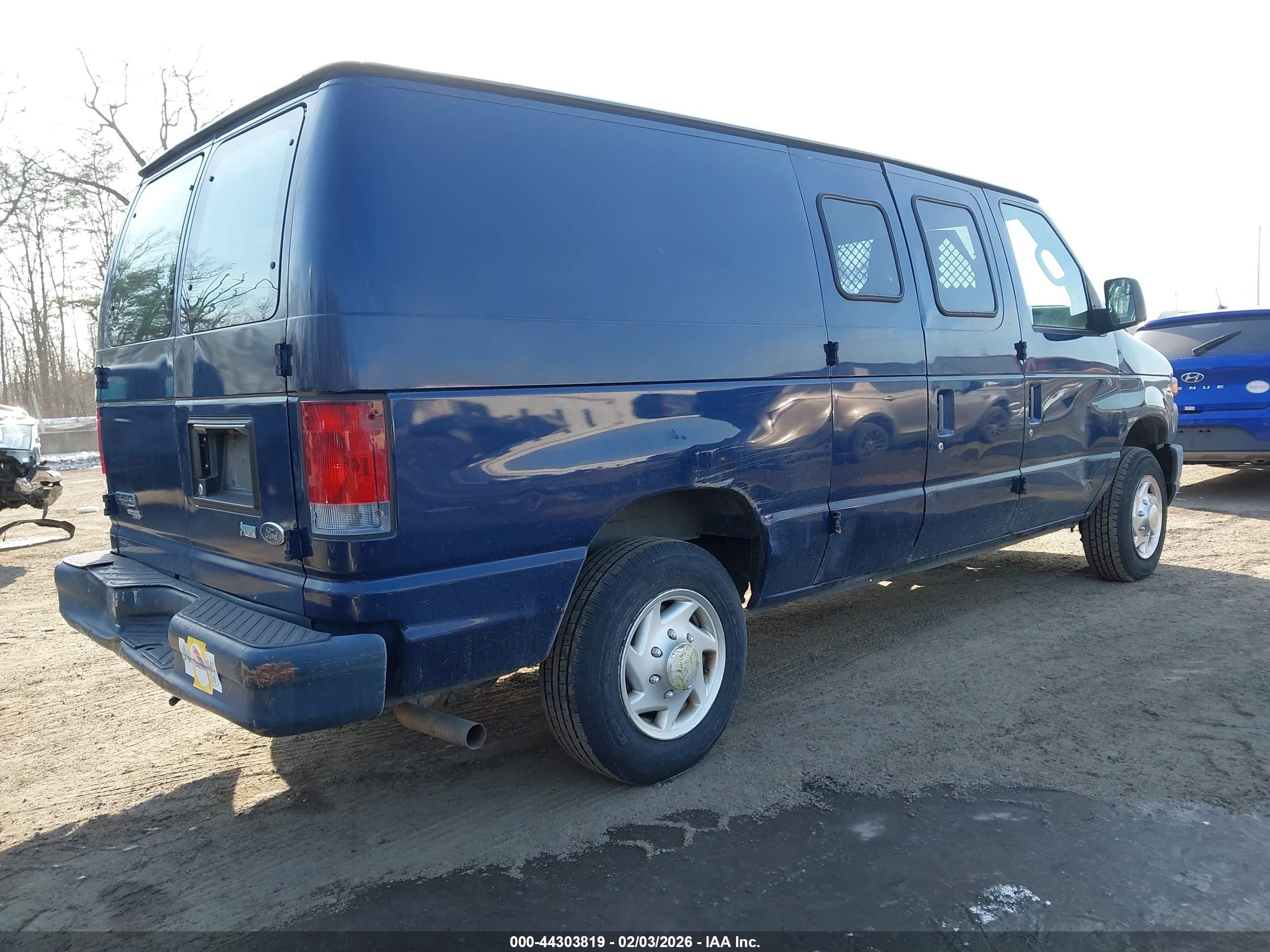 2012 Ford E-150 Commercial Blue vin: 1FTNE1EW4CDA25460