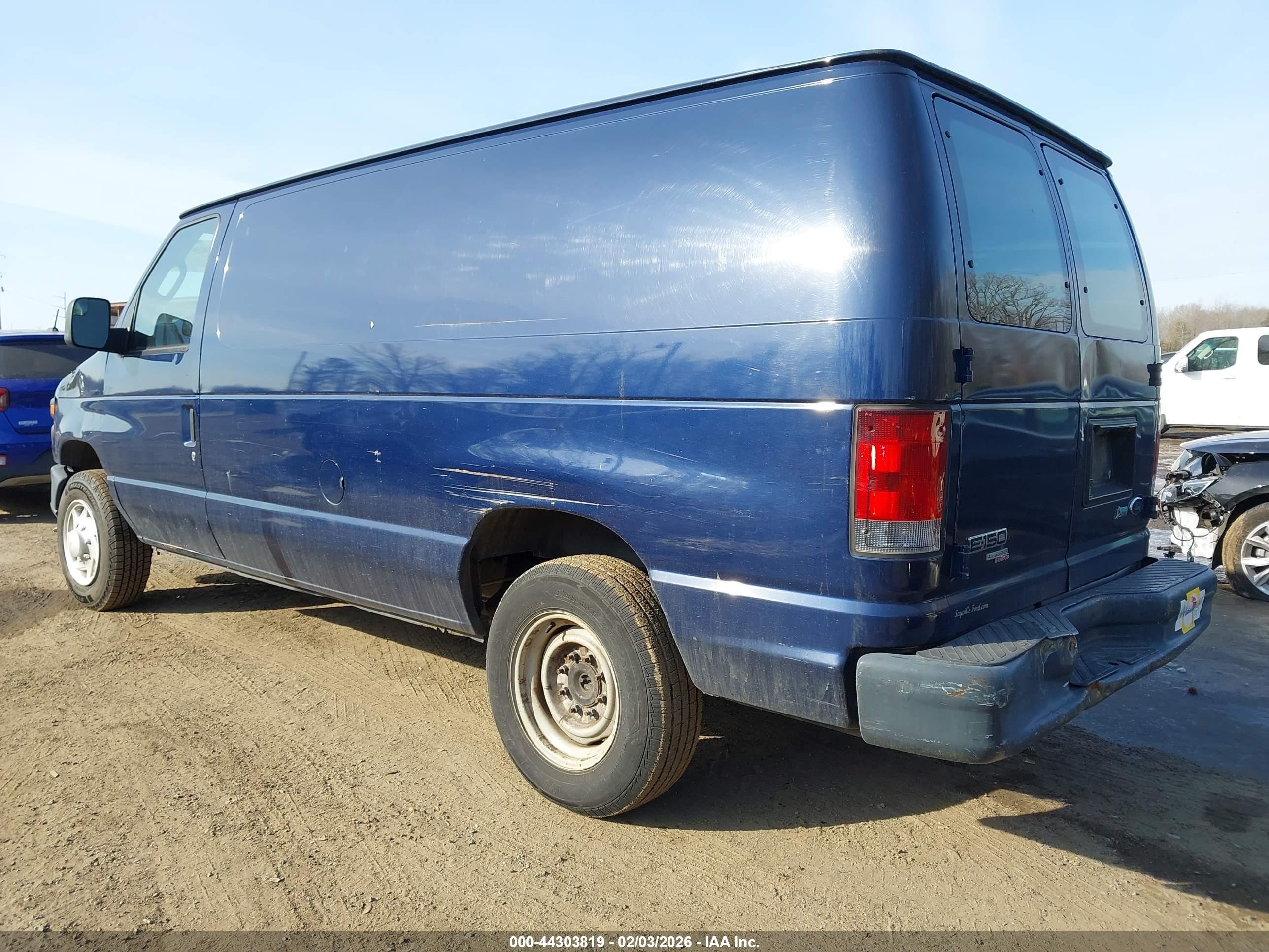 2012 Ford E-150 Commercial Blue vin: 1FTNE1EW4CDA25460