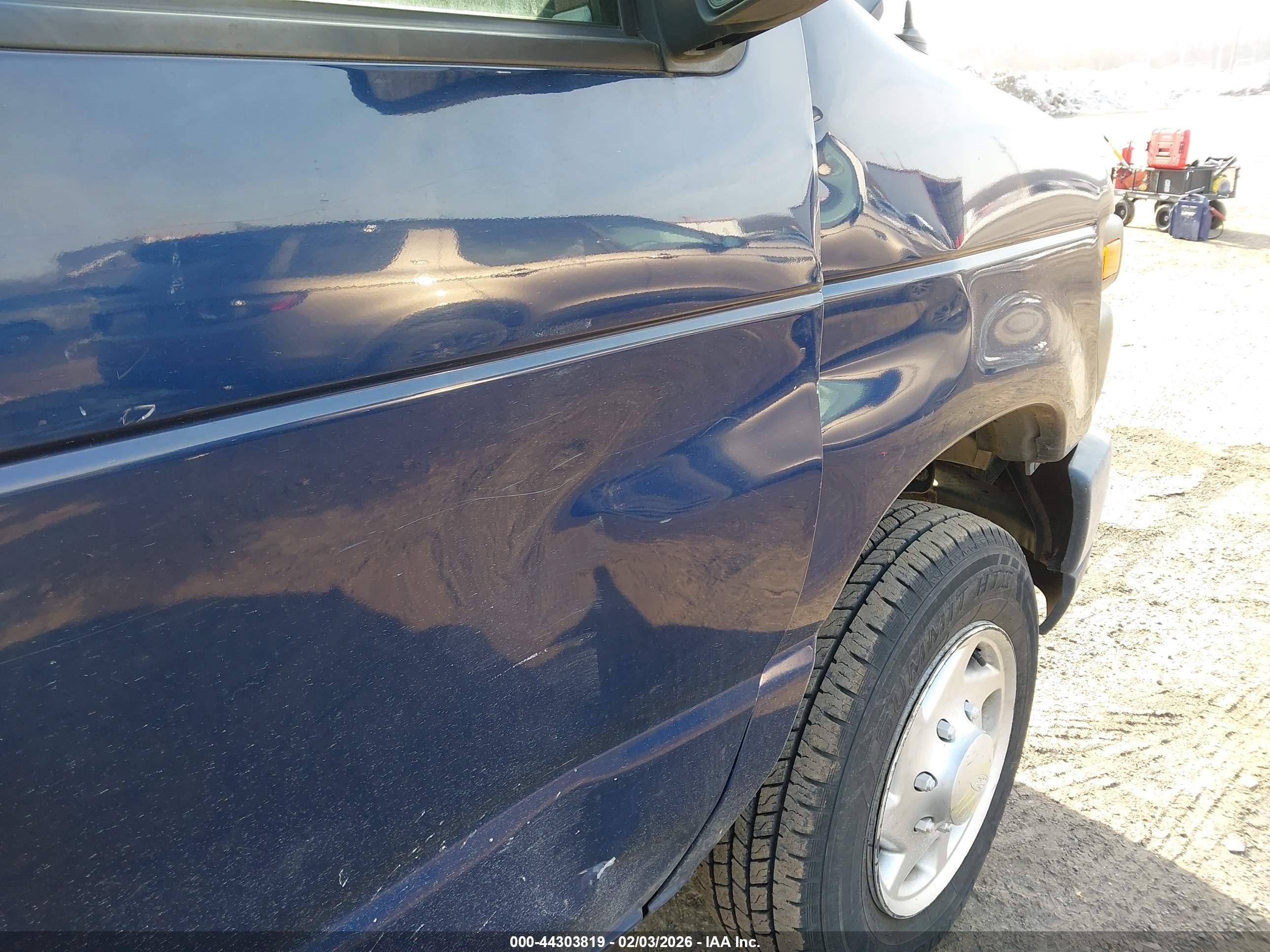 2012 Ford E-150 Commercial Blue vin: 1FTNE1EW4CDA25460