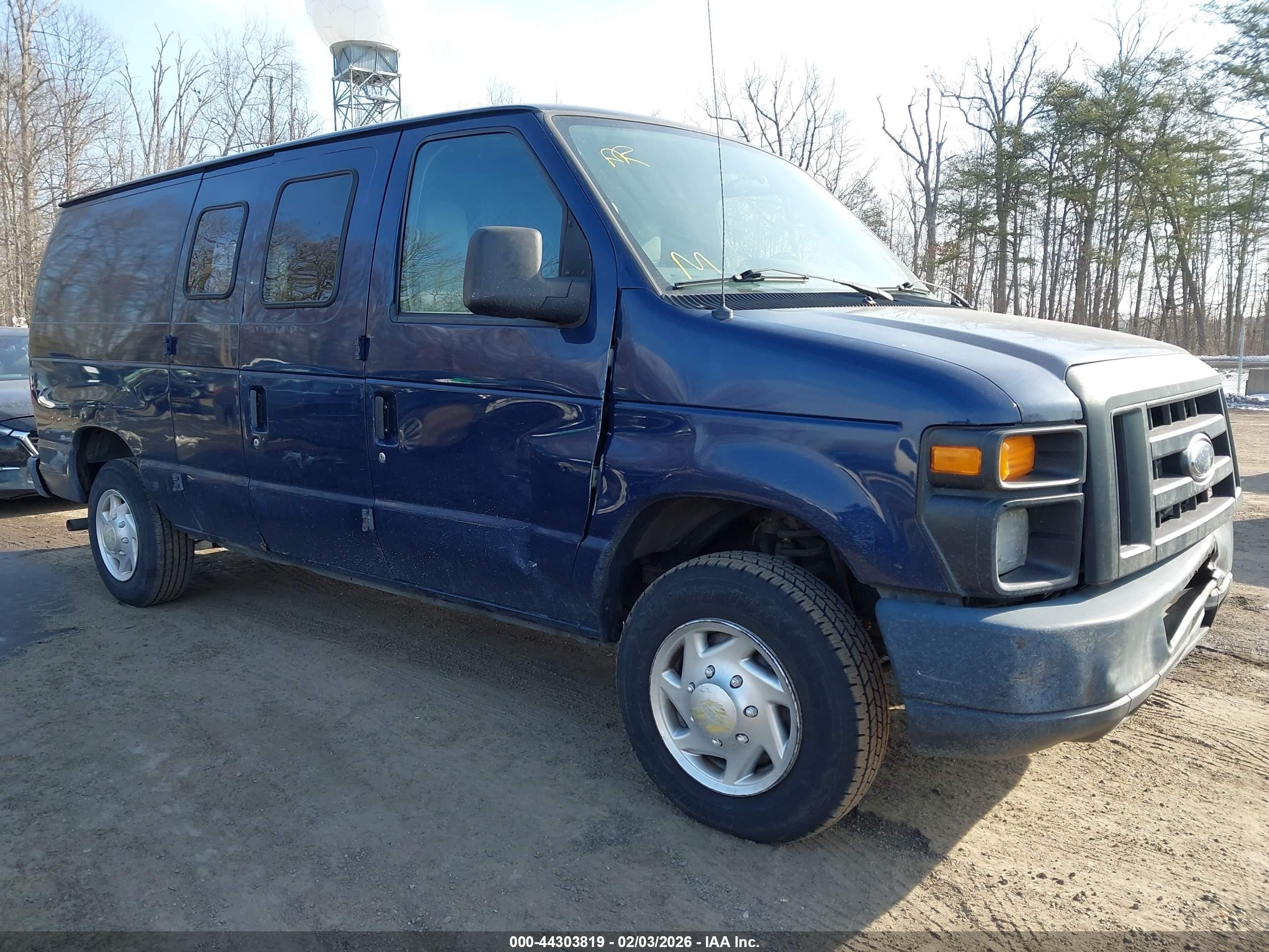 2012 Ford E-150 Commercial Blue vin: 1FTNE1EW4CDA25460