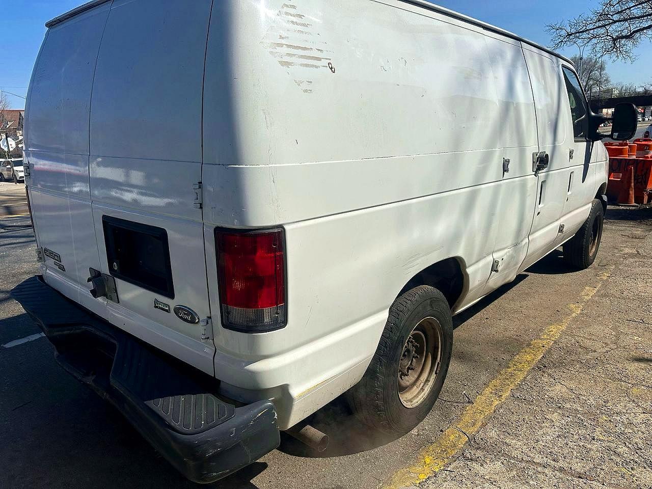 2014 Ford Econoline E150 Van White vin: 1FTNE1EW4EDA92143