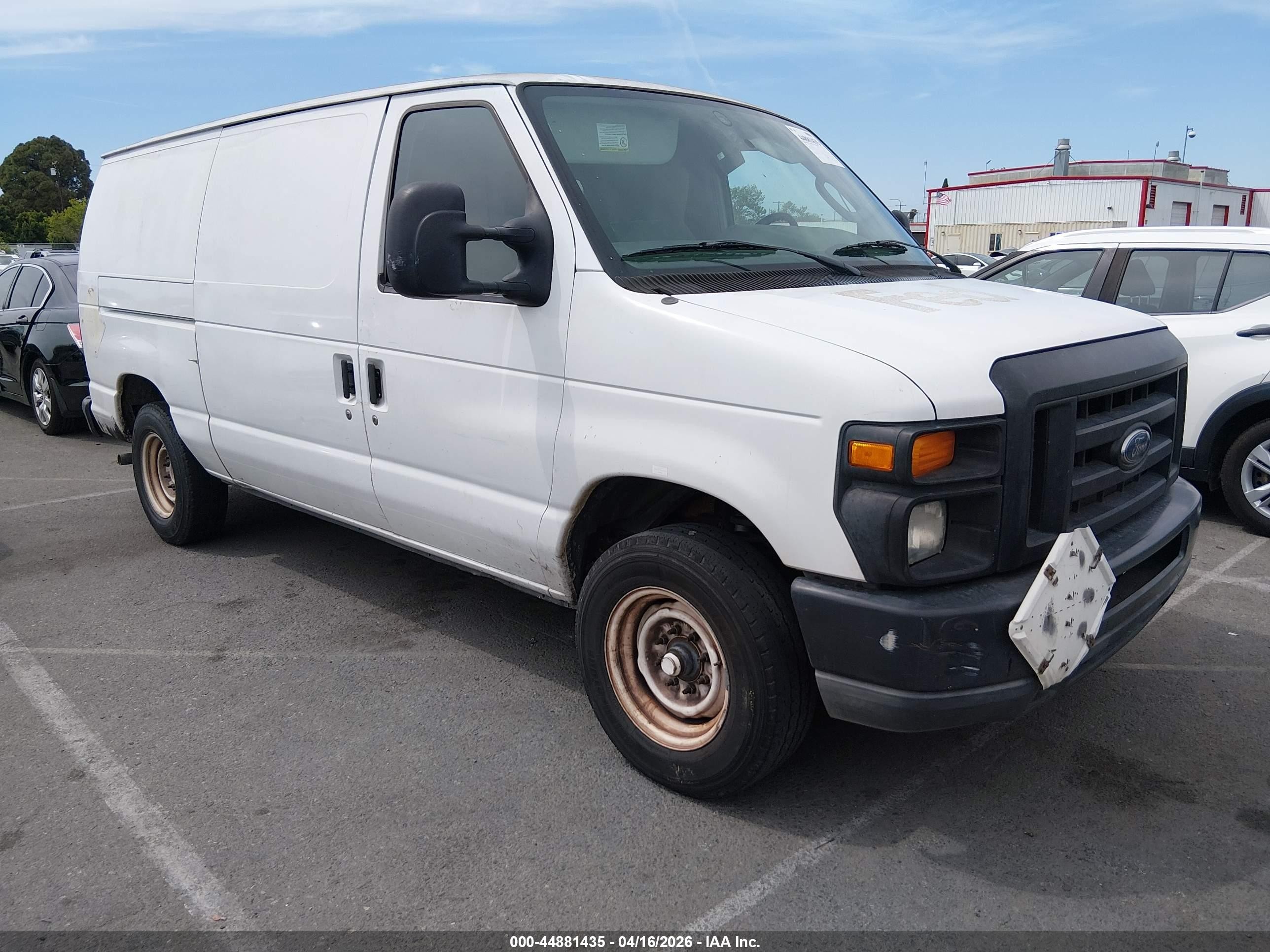 2010 Ford E-150 Commercial/recreational White vin: 1FTNE1EW5ADA90864