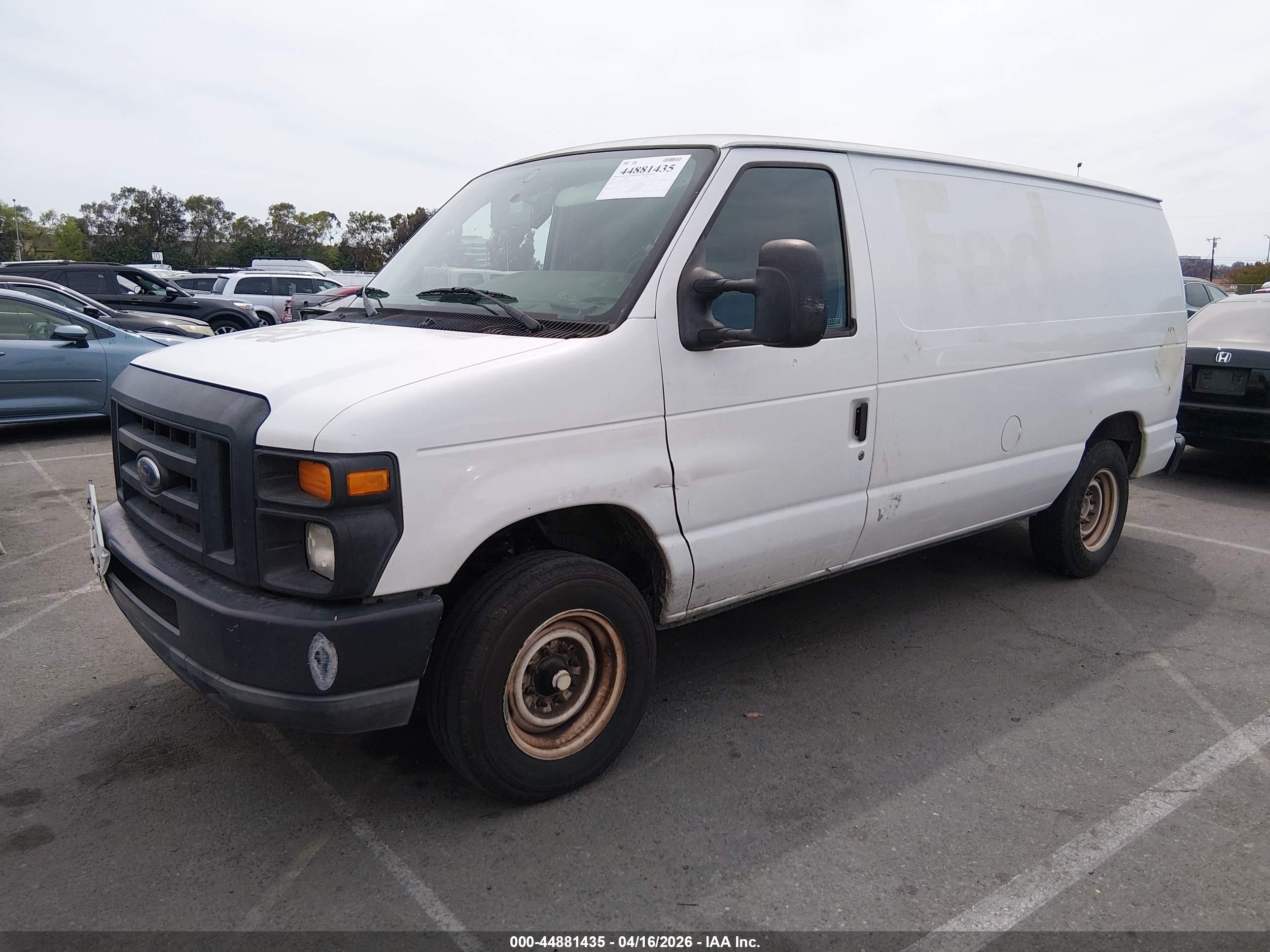 2010 Ford E-150 Commercial/recreational White vin: 1FTNE1EW5ADA90864