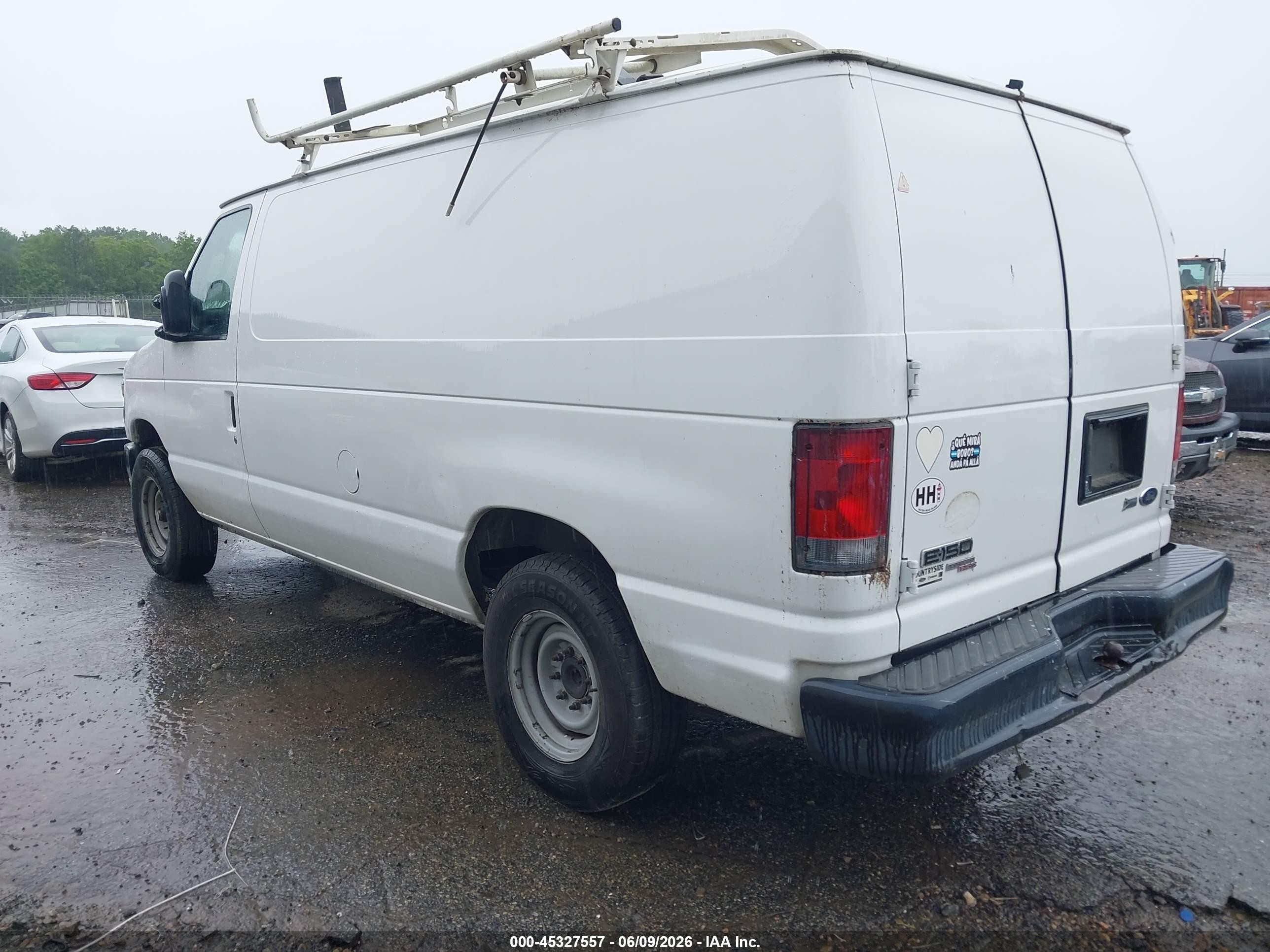 2011 Ford E-150 Commercial White vin: 1FTNE1EW5BDA31881