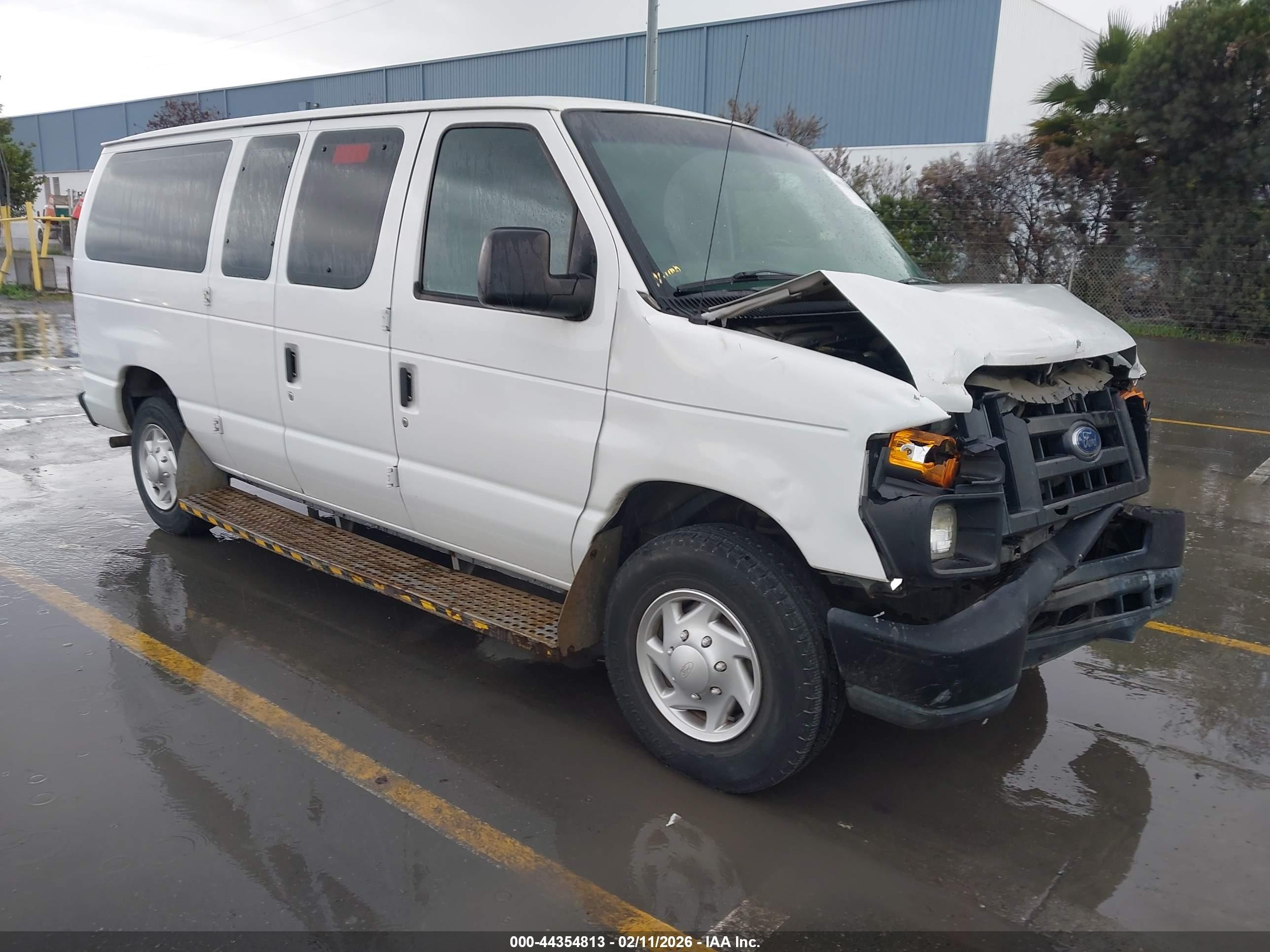 2011 Ford E-150 Commercial White vin: 1FTNE1EW5BDB14209