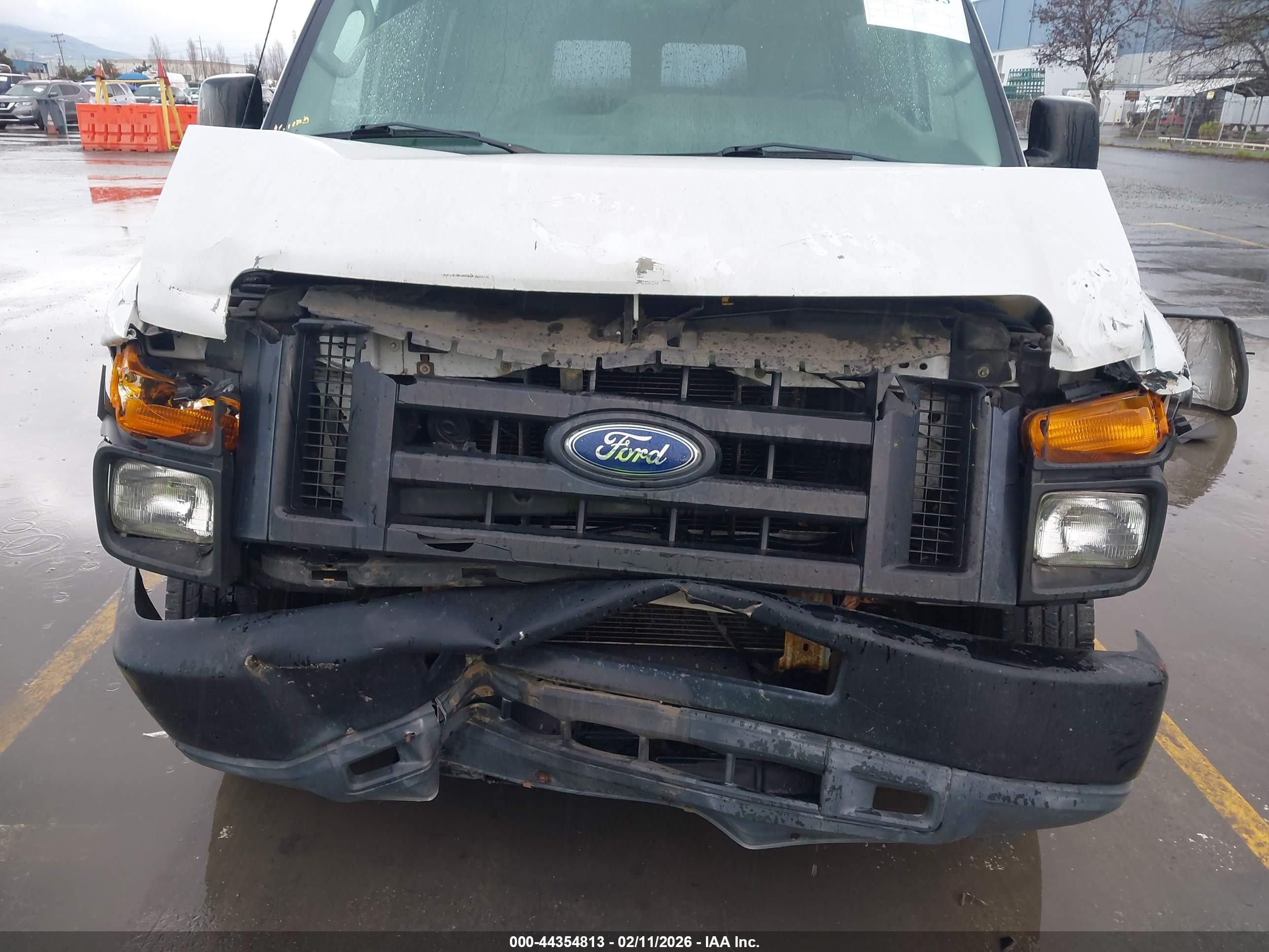 2011 Ford E-150 Commercial White vin: 1FTNE1EW5BDB14209