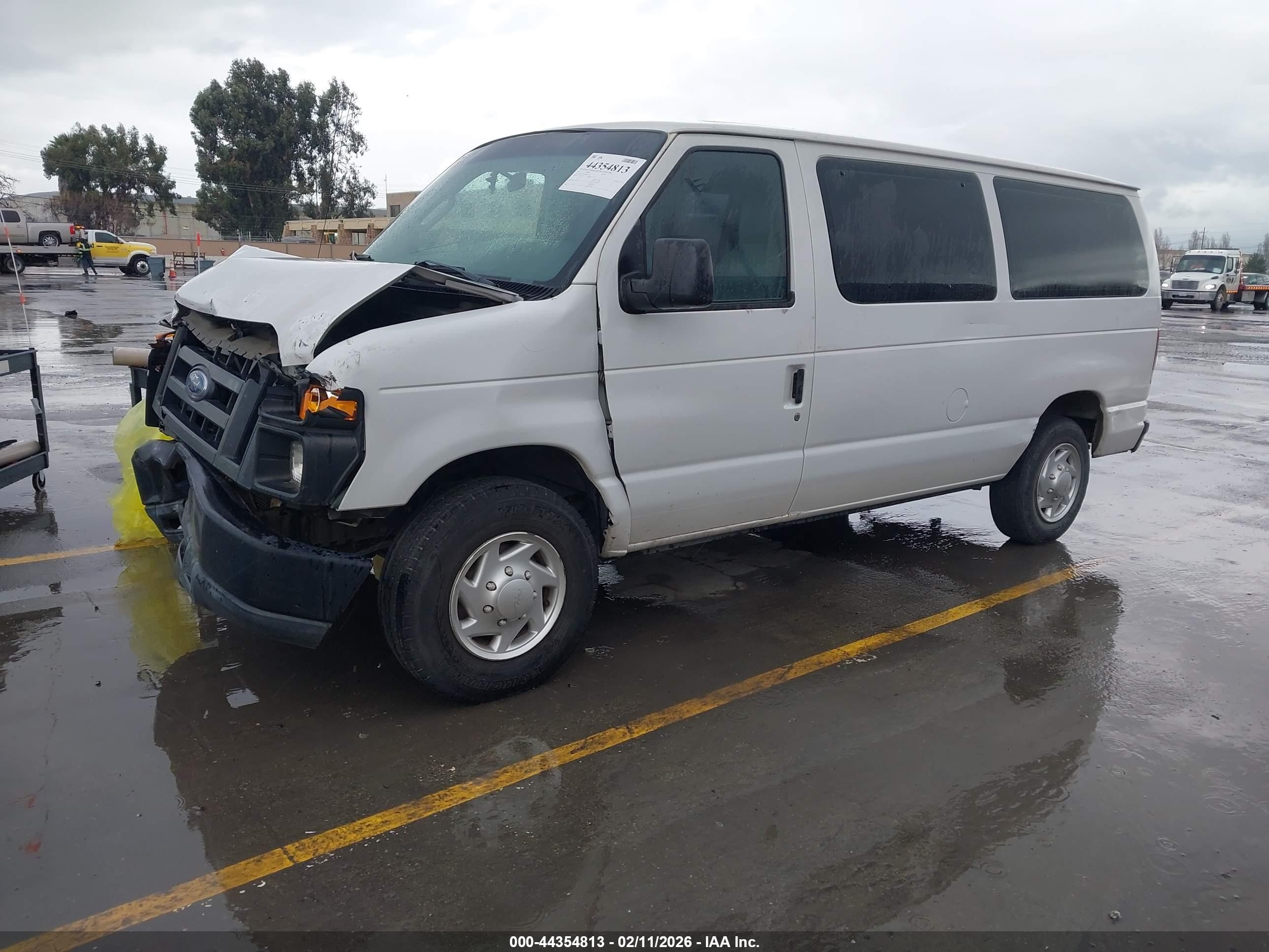 2011 Ford E-150 Commercial White vin: 1FTNE1EW5BDB14209