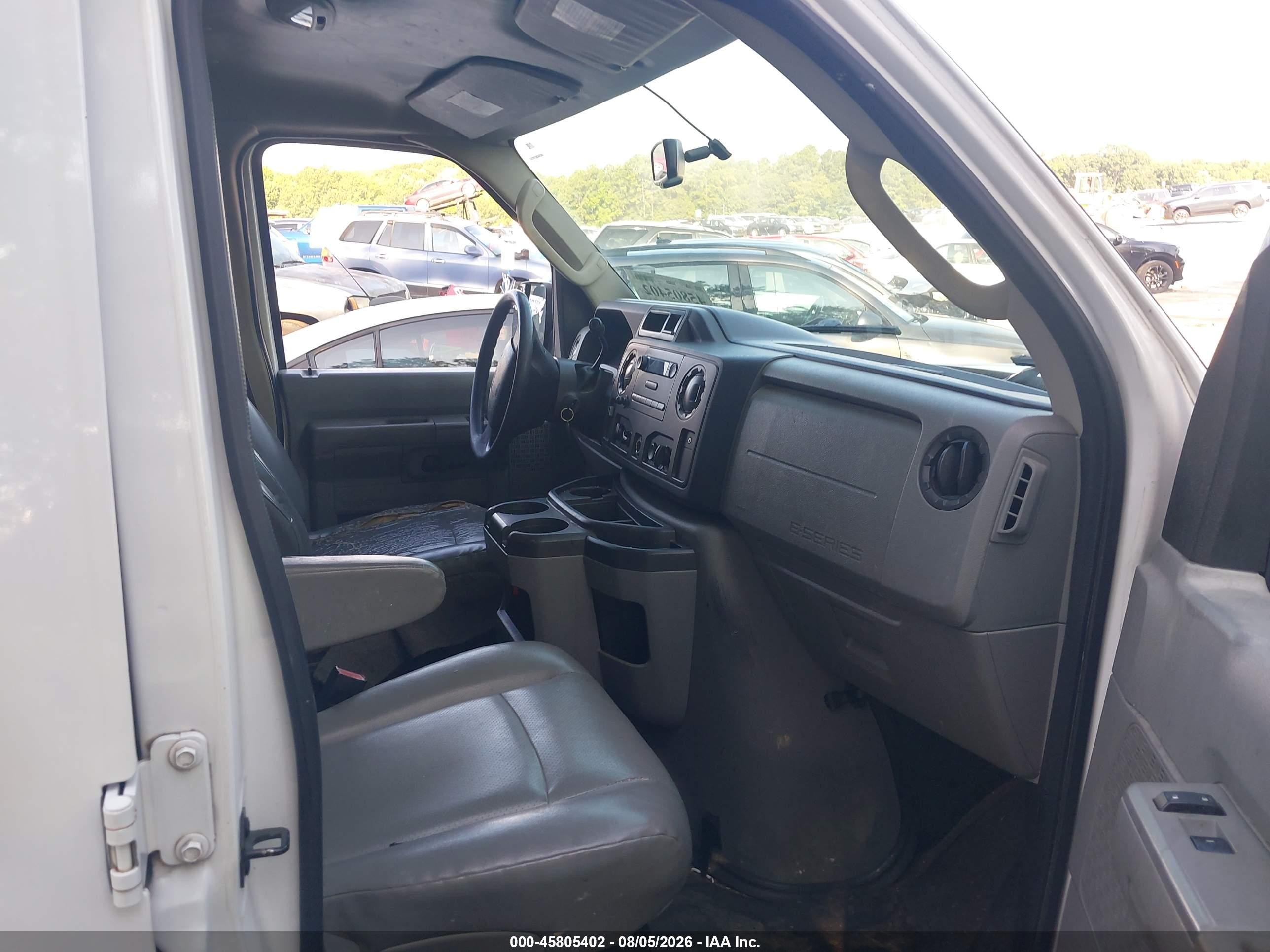 2012 Ford E-150 Commercial White vin: 1FTNE1EW5CDB17208