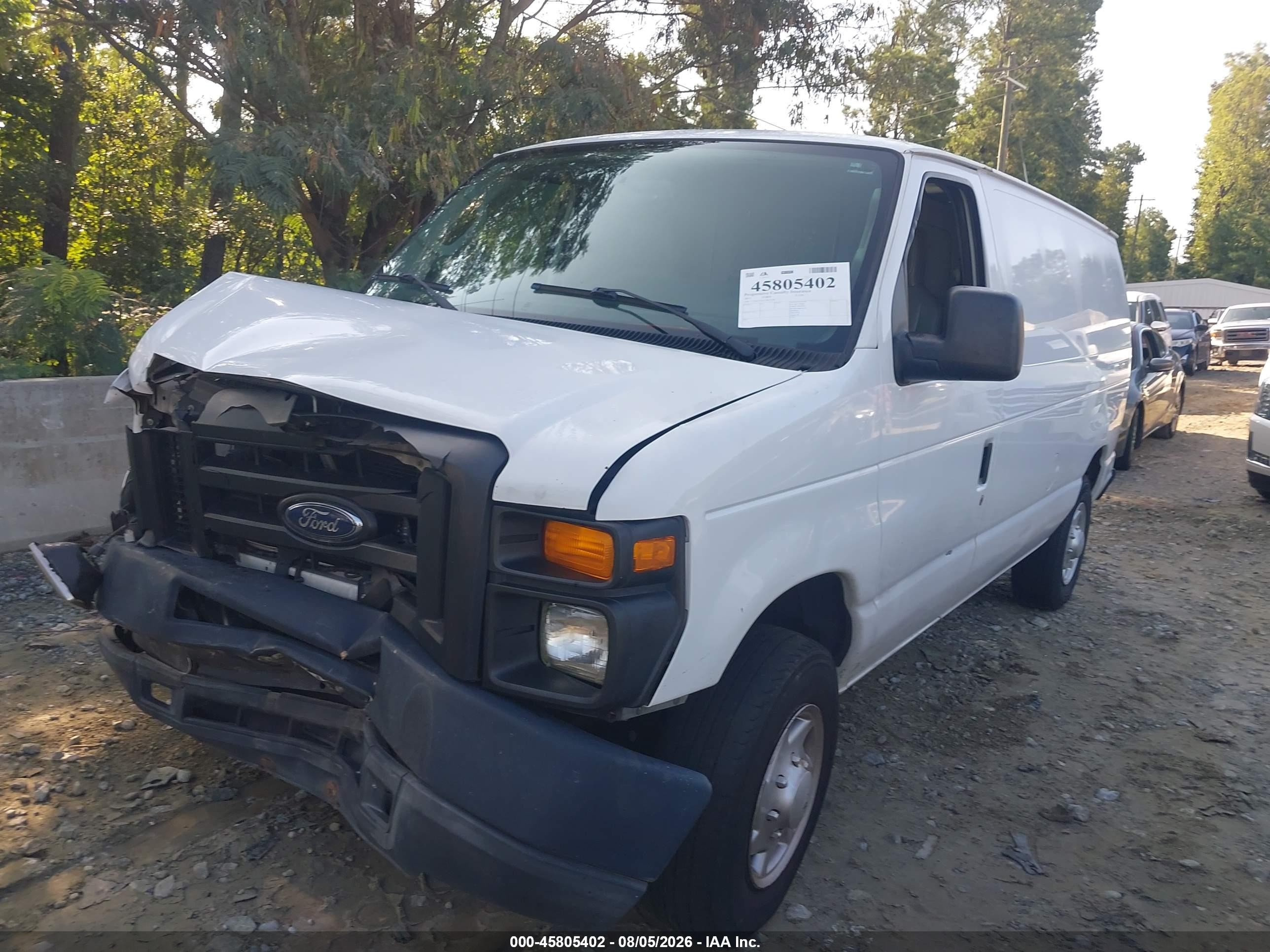 2012 Ford E-150 Commercial White vin: 1FTNE1EW5CDB17208