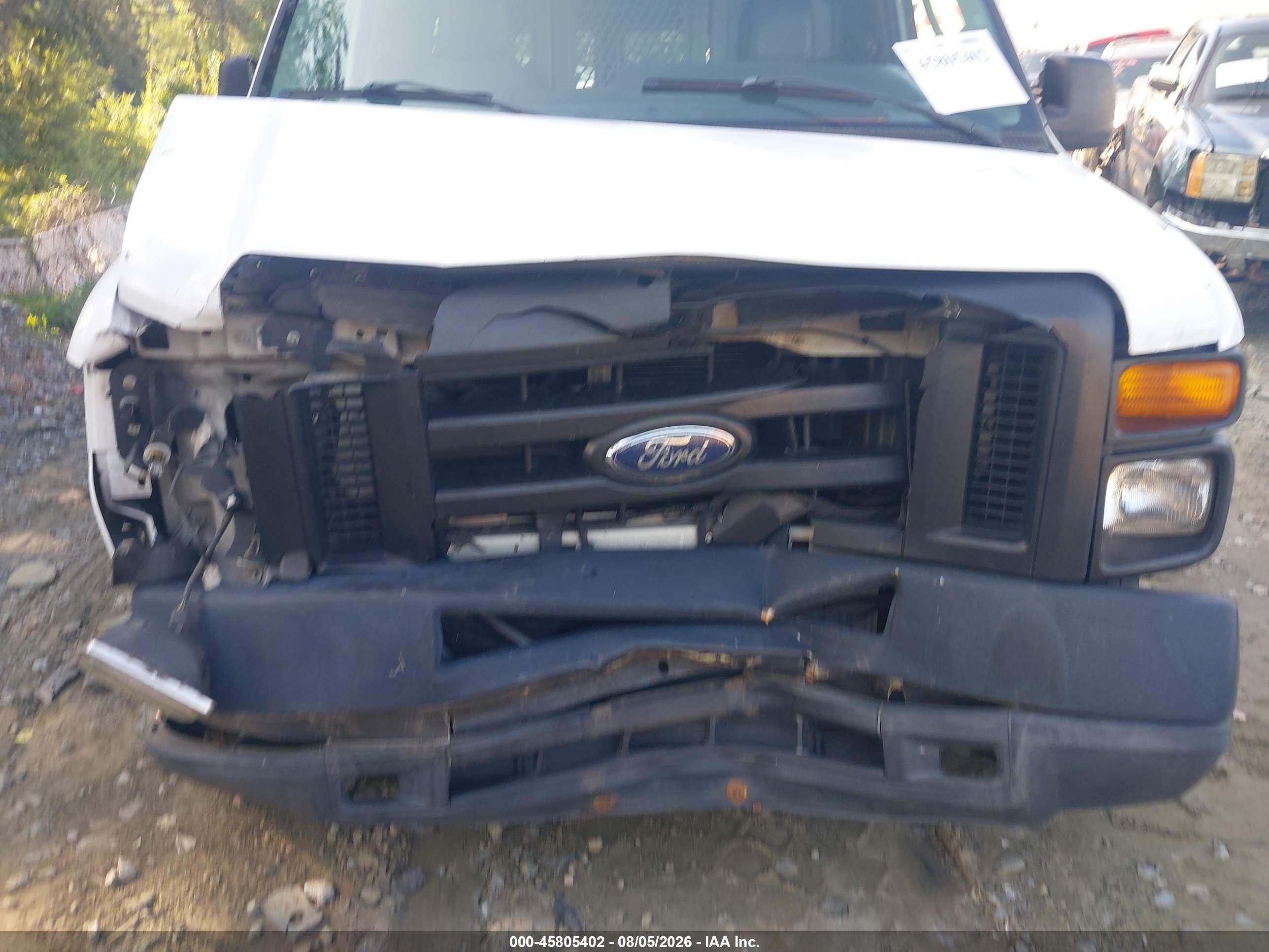 2012 Ford E-150 Commercial White vin: 1FTNE1EW5CDB17208