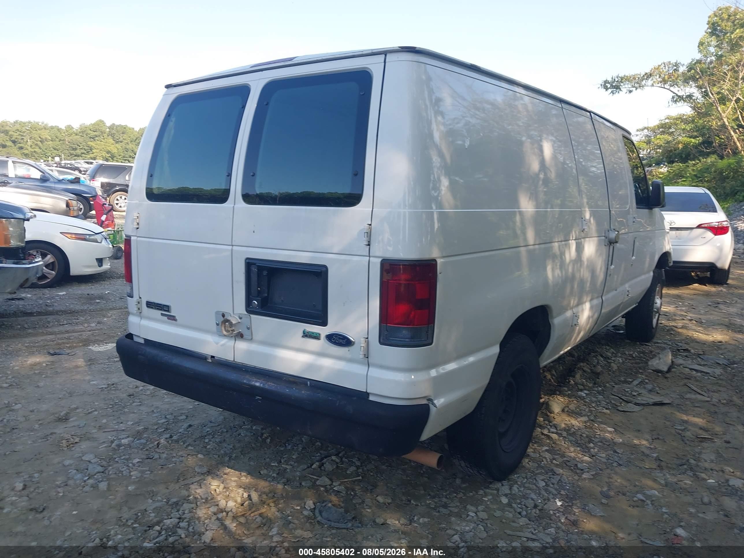 2012 Ford E-150 Commercial White vin: 1FTNE1EW5CDB17208