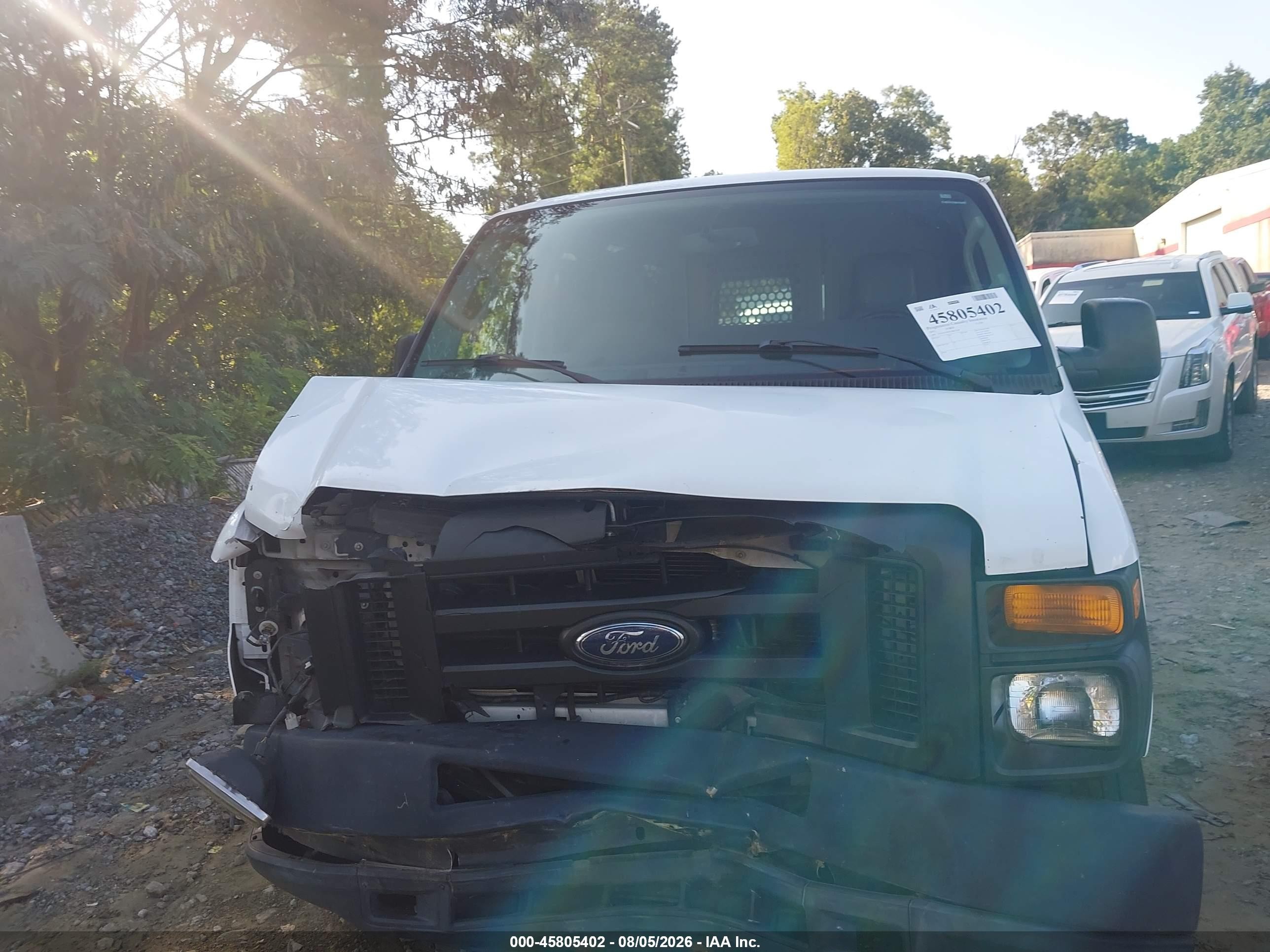 2012 Ford E-150 Commercial White vin: 1FTNE1EW5CDB17208