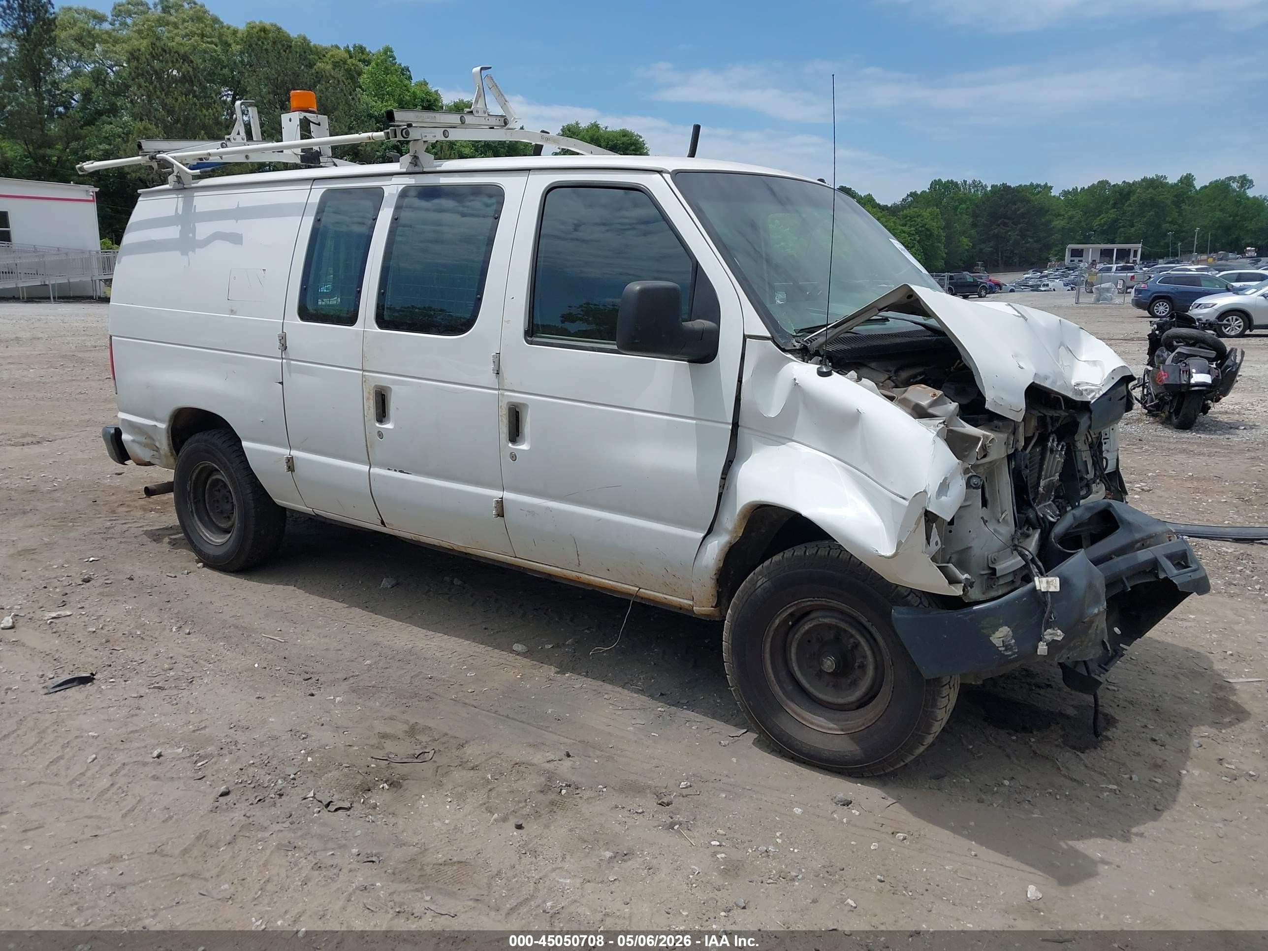 2013 Ford E-150 Commercial White vin: 1FTNE1EW5DDA23301