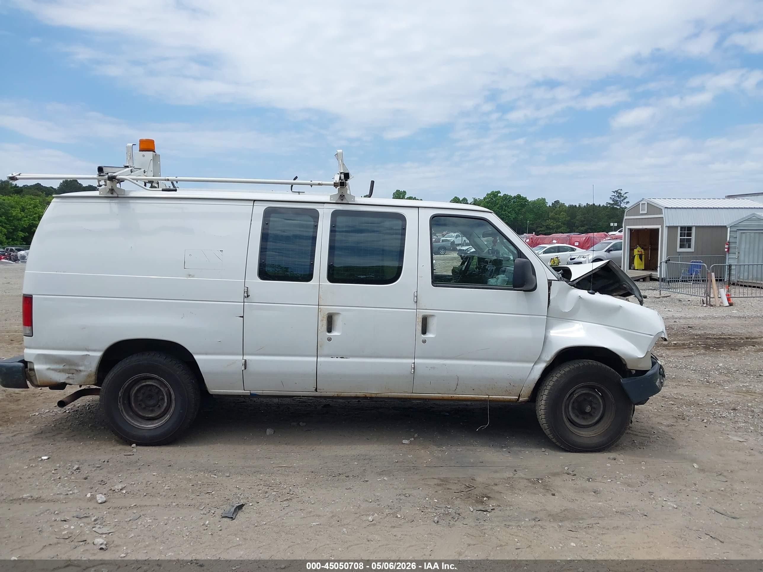 2013 Ford E-150 Commercial White vin: 1FTNE1EW5DDA23301