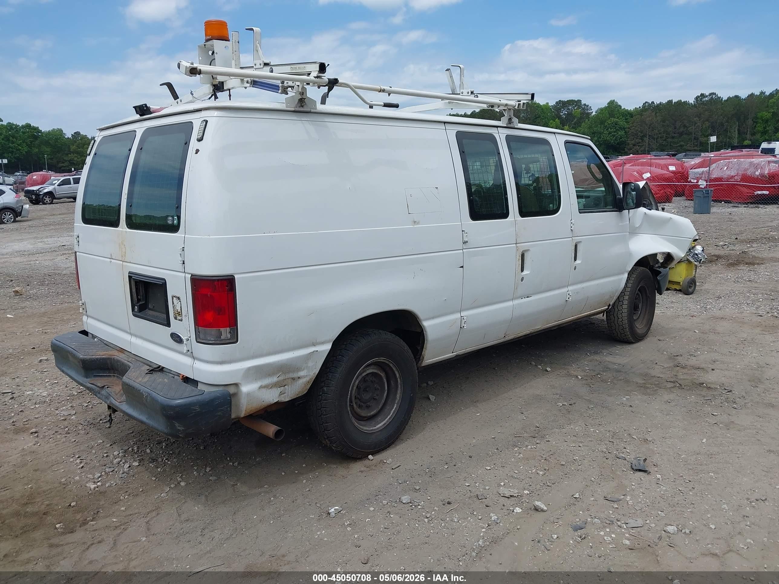 2013 Ford E-150 Commercial White vin: 1FTNE1EW5DDA23301