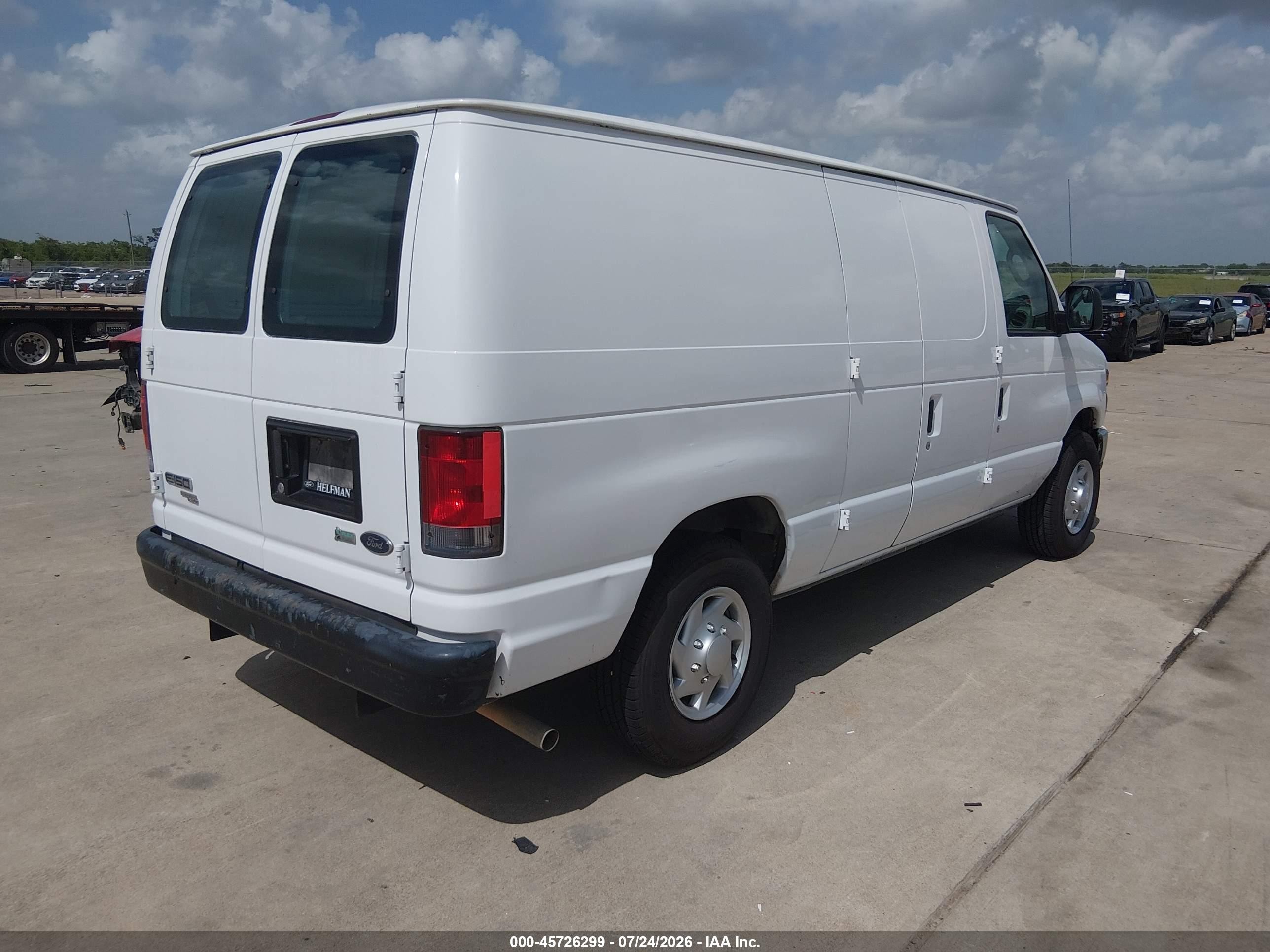 2014 Ford E-150 Commercial White vin: 1FTNE1EW5EDA66747