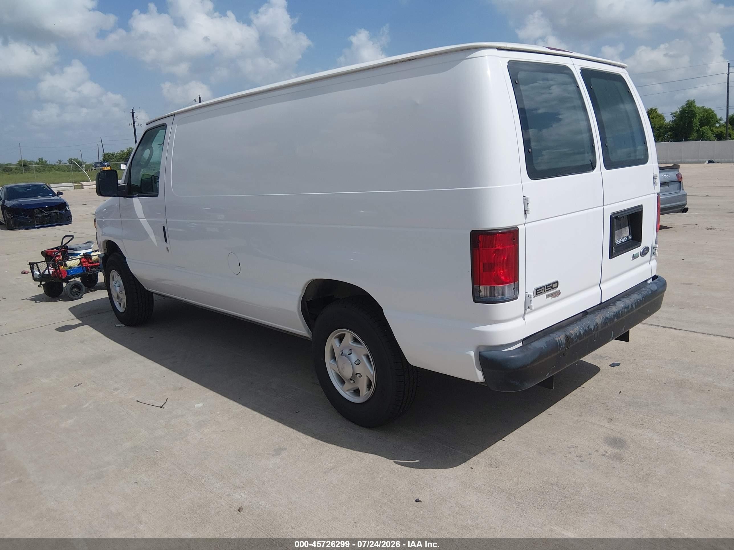 2014 Ford E-150 Commercial White vin: 1FTNE1EW5EDA66747