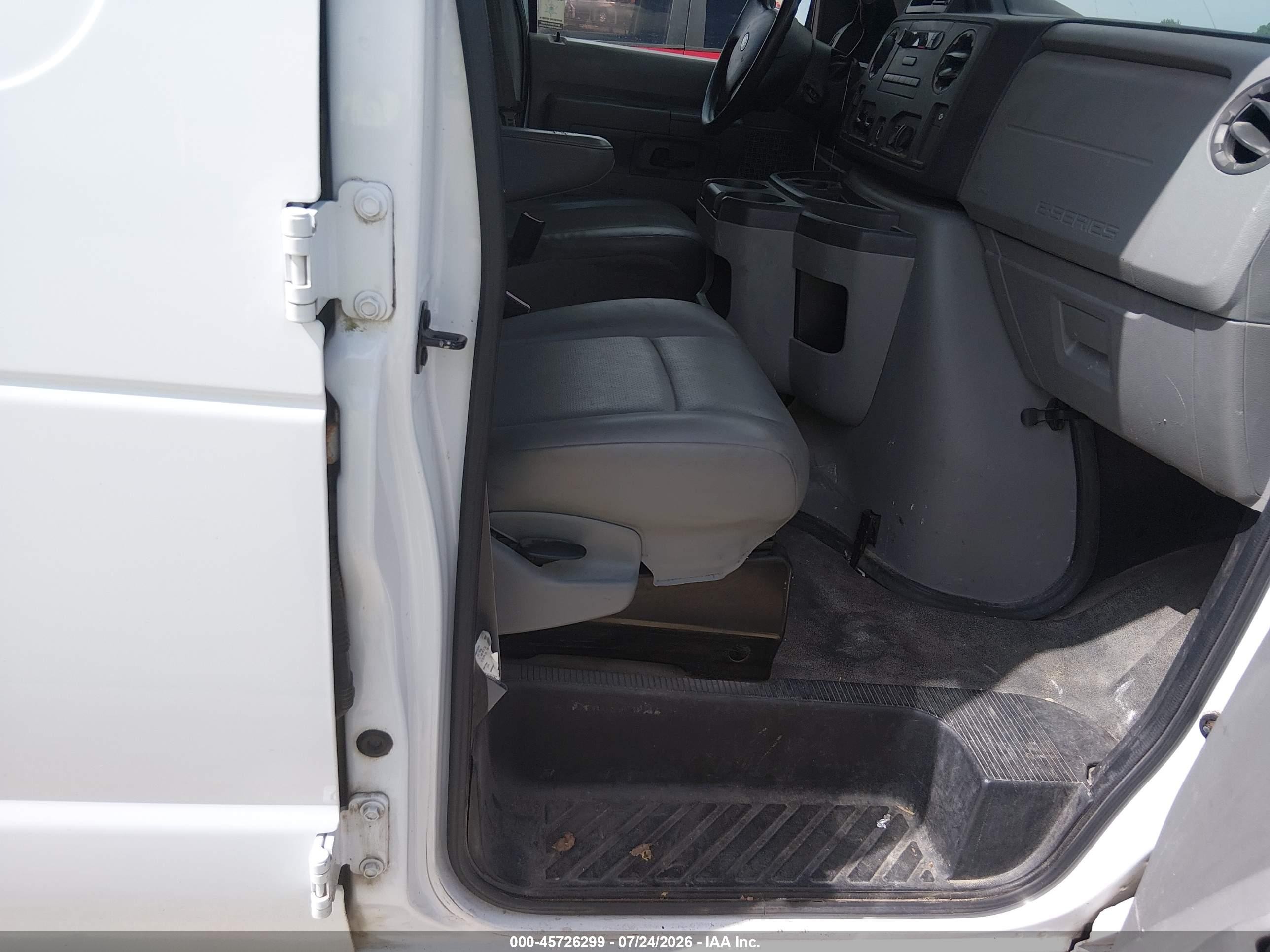2014 Ford E-150 Commercial White vin: 1FTNE1EW5EDA66747
