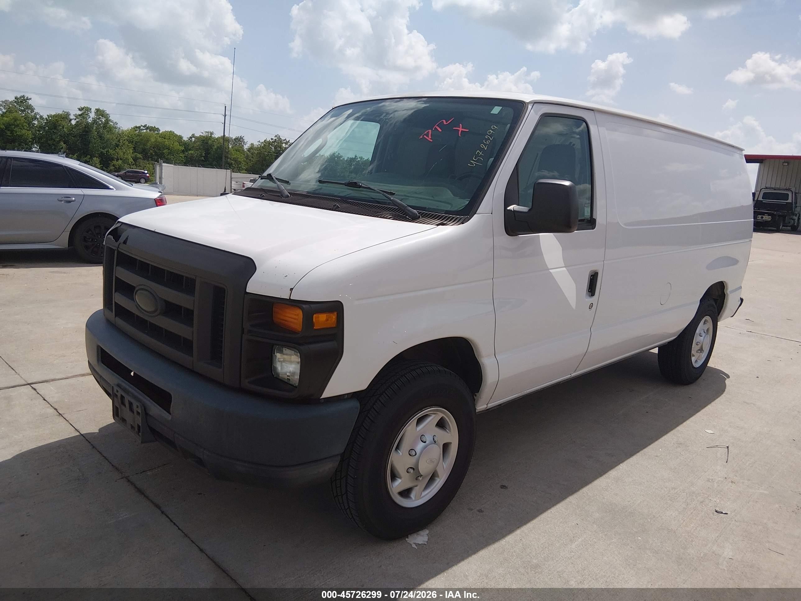 2014 Ford E-150 Commercial White vin: 1FTNE1EW5EDA66747