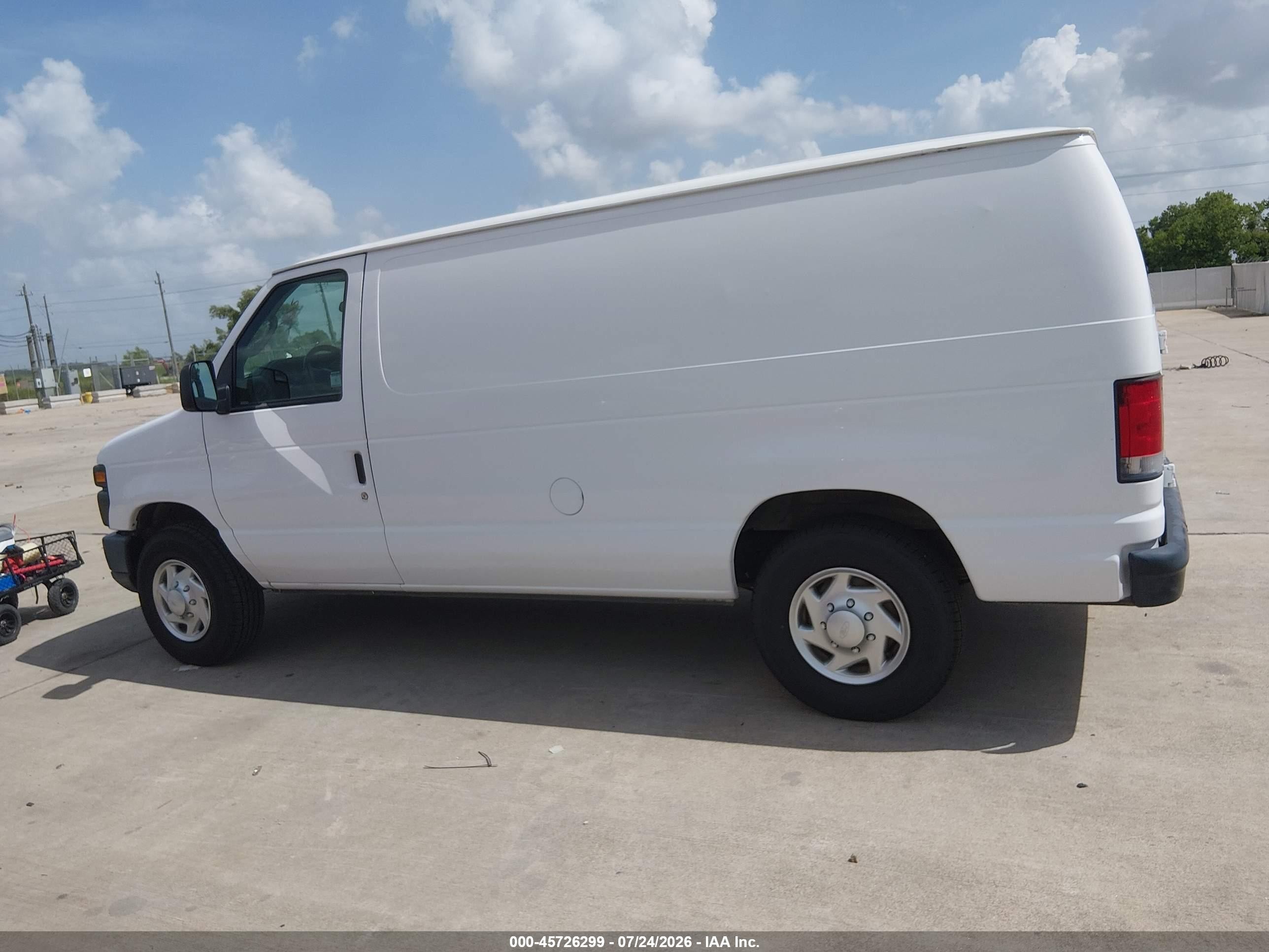 2014 Ford E-150 Commercial White vin: 1FTNE1EW5EDA66747