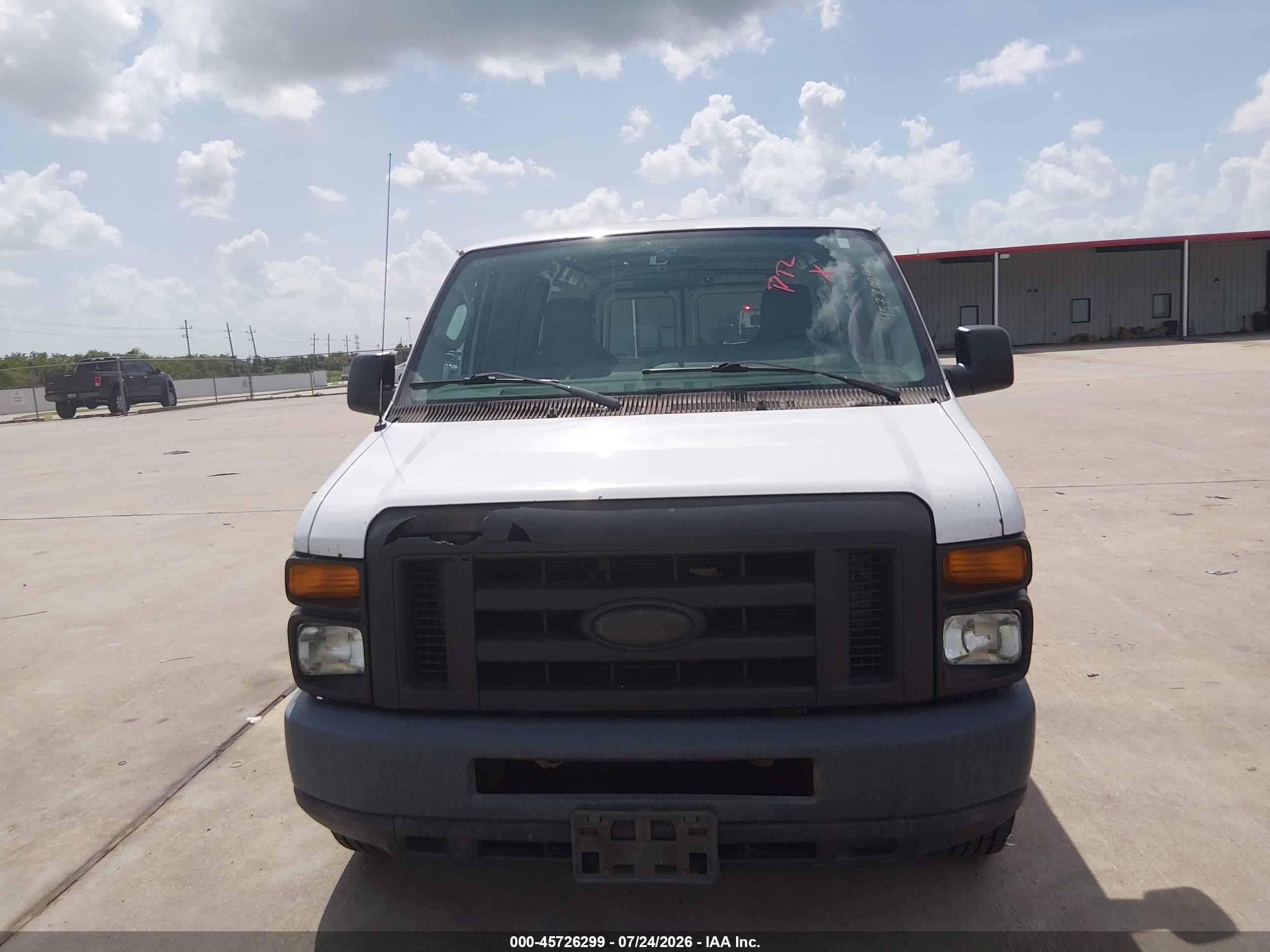 2014 Ford E-150 Commercial White vin: 1FTNE1EW5EDA66747
