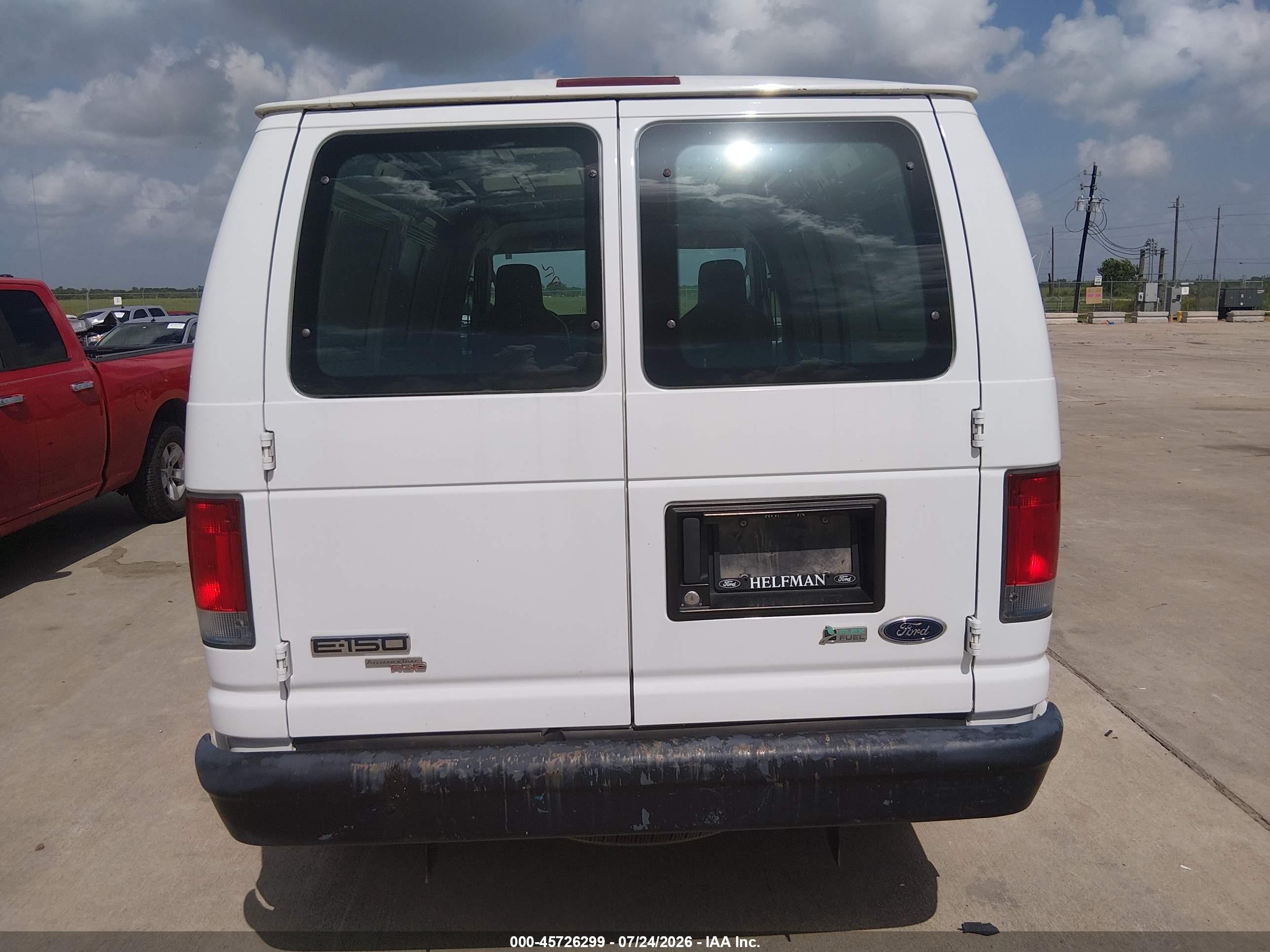 2014 Ford E-150 Commercial White vin: 1FTNE1EW5EDA66747