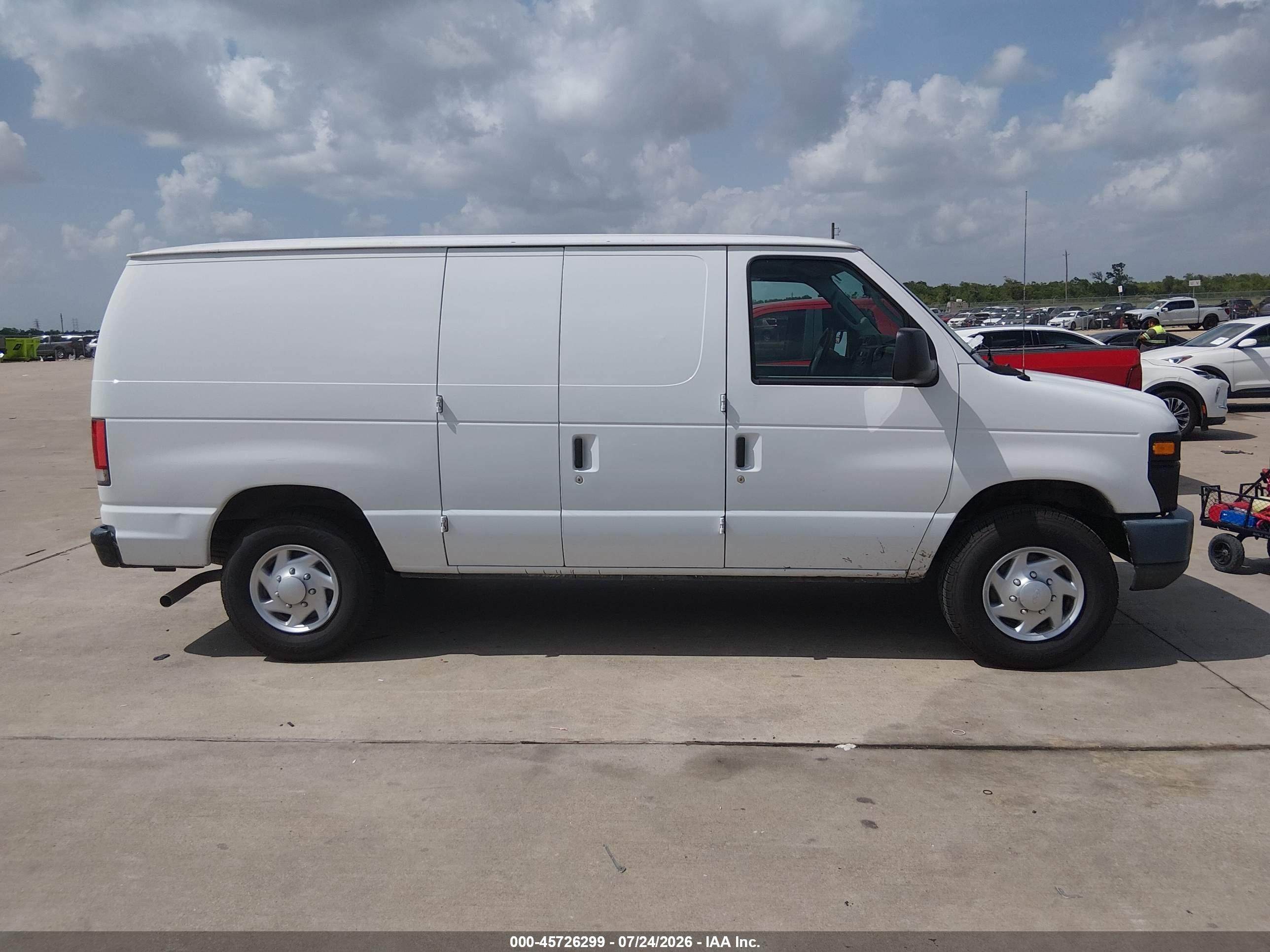 2014 Ford E-150 Commercial White vin: 1FTNE1EW5EDA66747