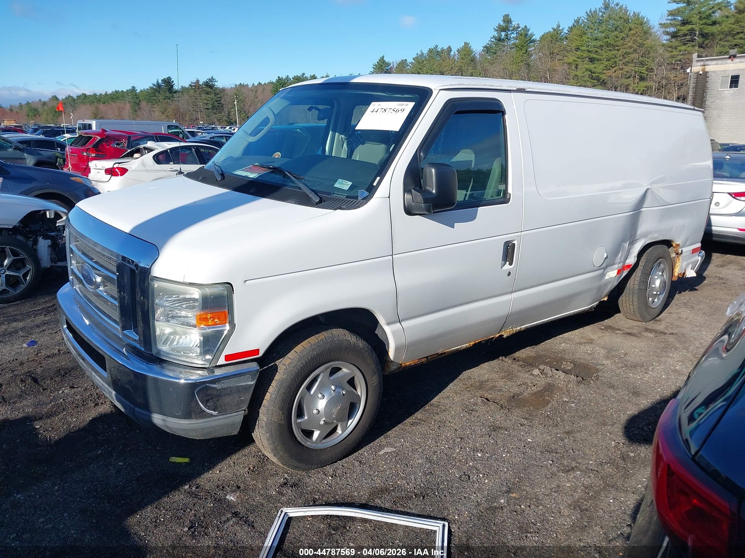 2010 Ford E-150 Commercial/recreational White vin: 1FTNE1EW6ADA69263