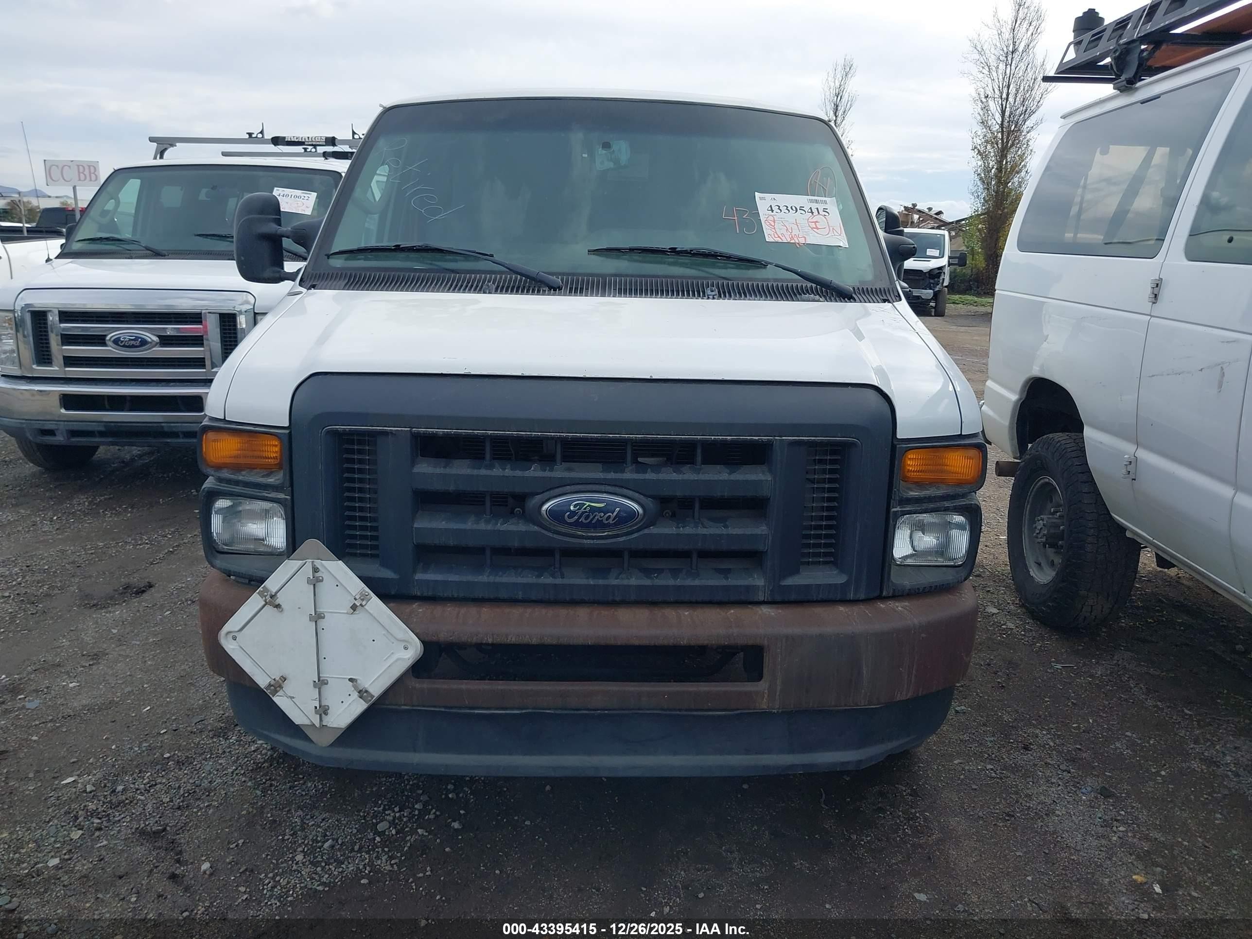 2010 Ford E-150 Commercial/recreational White vin: 1FTNE1EW6ADA90968