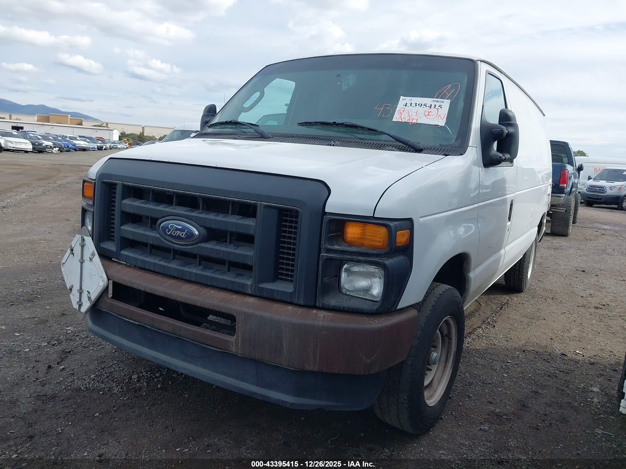 2010 Ford E-150 Commercial/recreational White vin: 1FTNE1EW6ADA90968