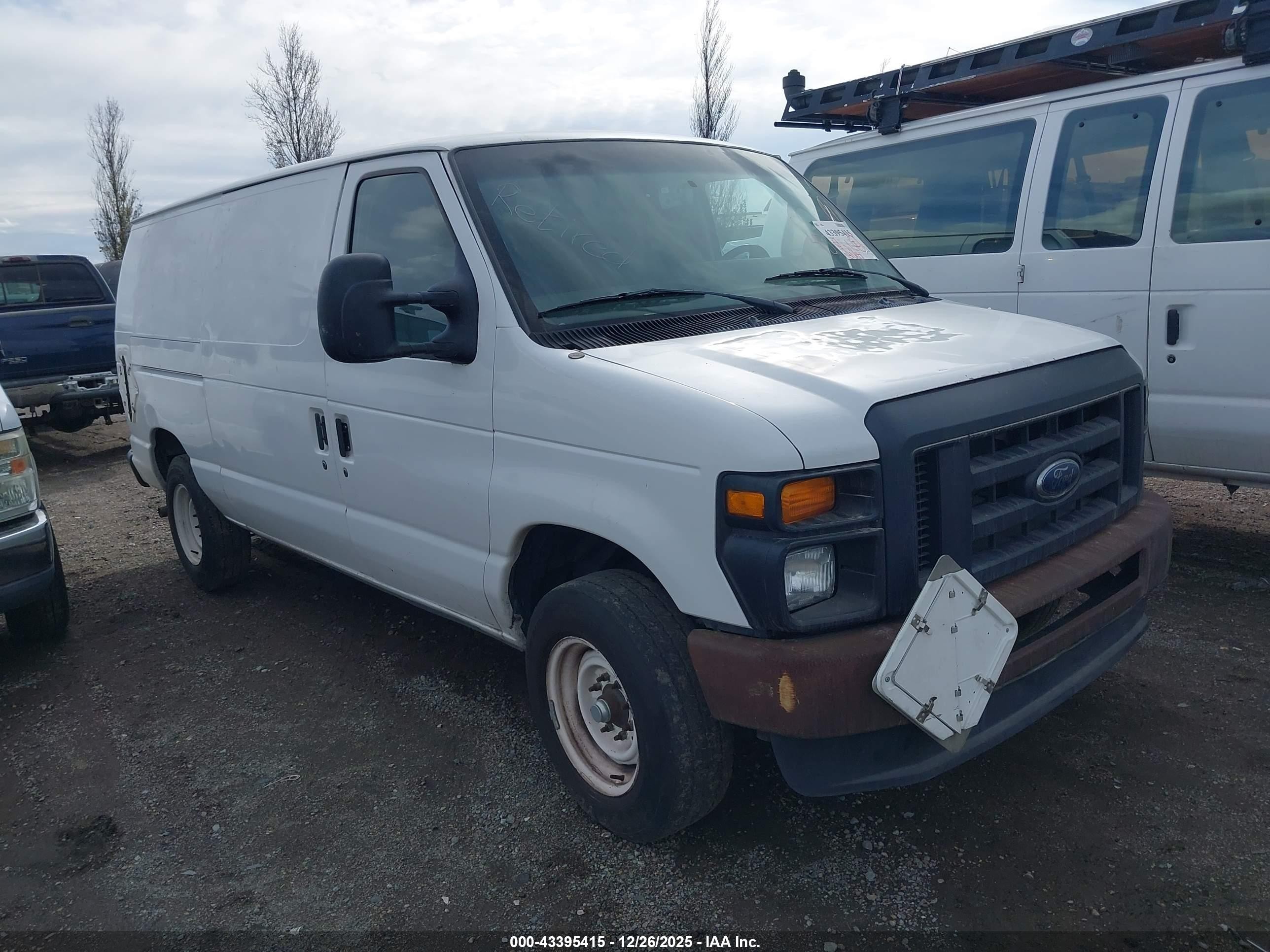 2010 Ford E-150 Commercial/recreational White vin: 1FTNE1EW6ADA90968
