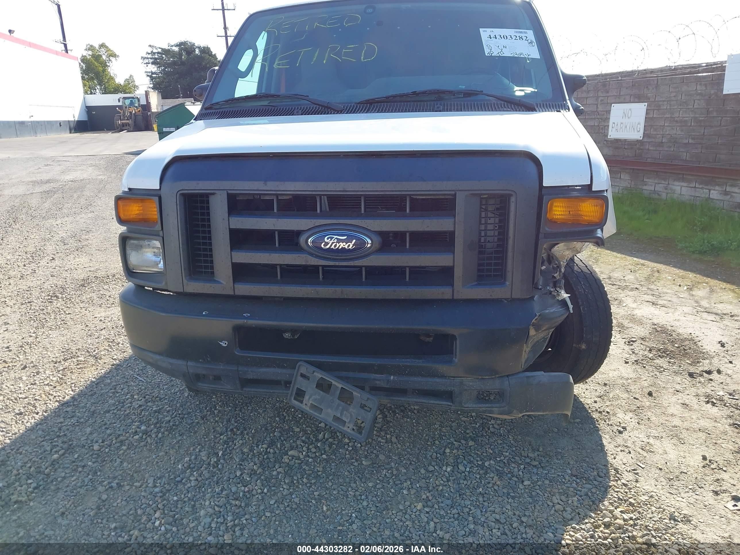 2010 Ford E-150 Commercial/recreational White vin: 1FTNE1EW6ADA91196