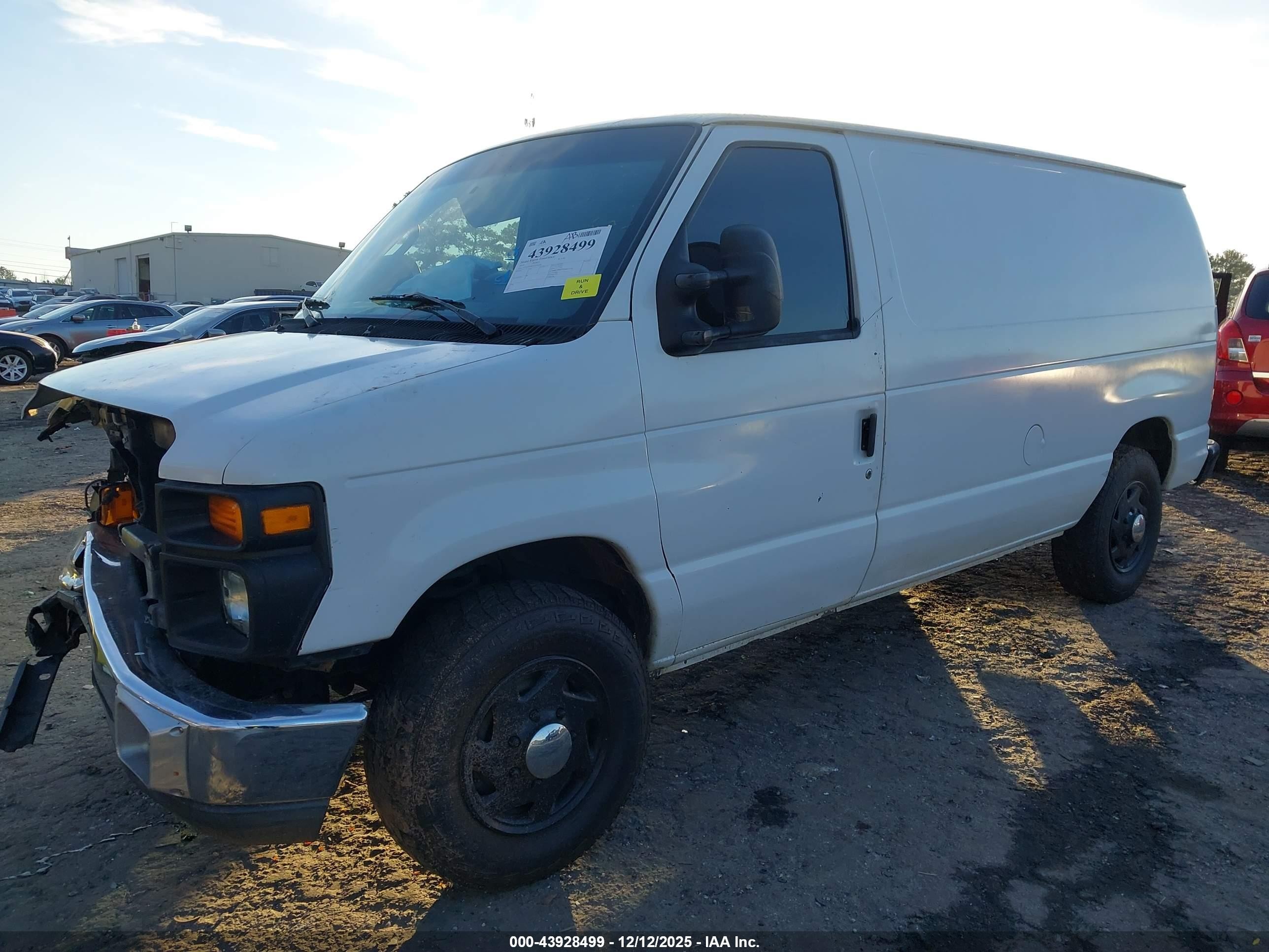 2010 Ford E-150 Commercial/recreational White vin: 1FTNE1EW6ADA91540