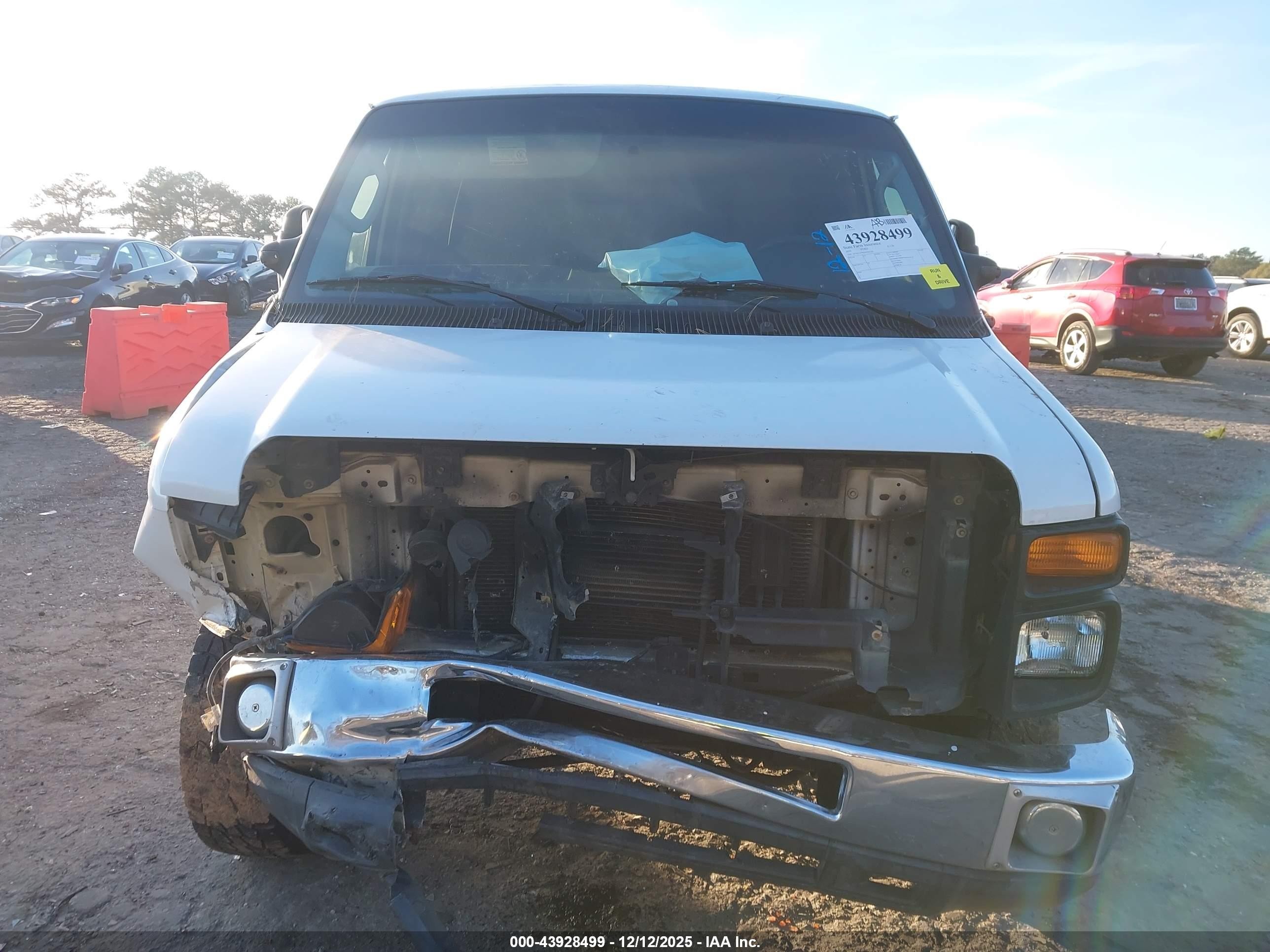 2010 Ford E-150 Commercial/recreational White vin: 1FTNE1EW6ADA91540