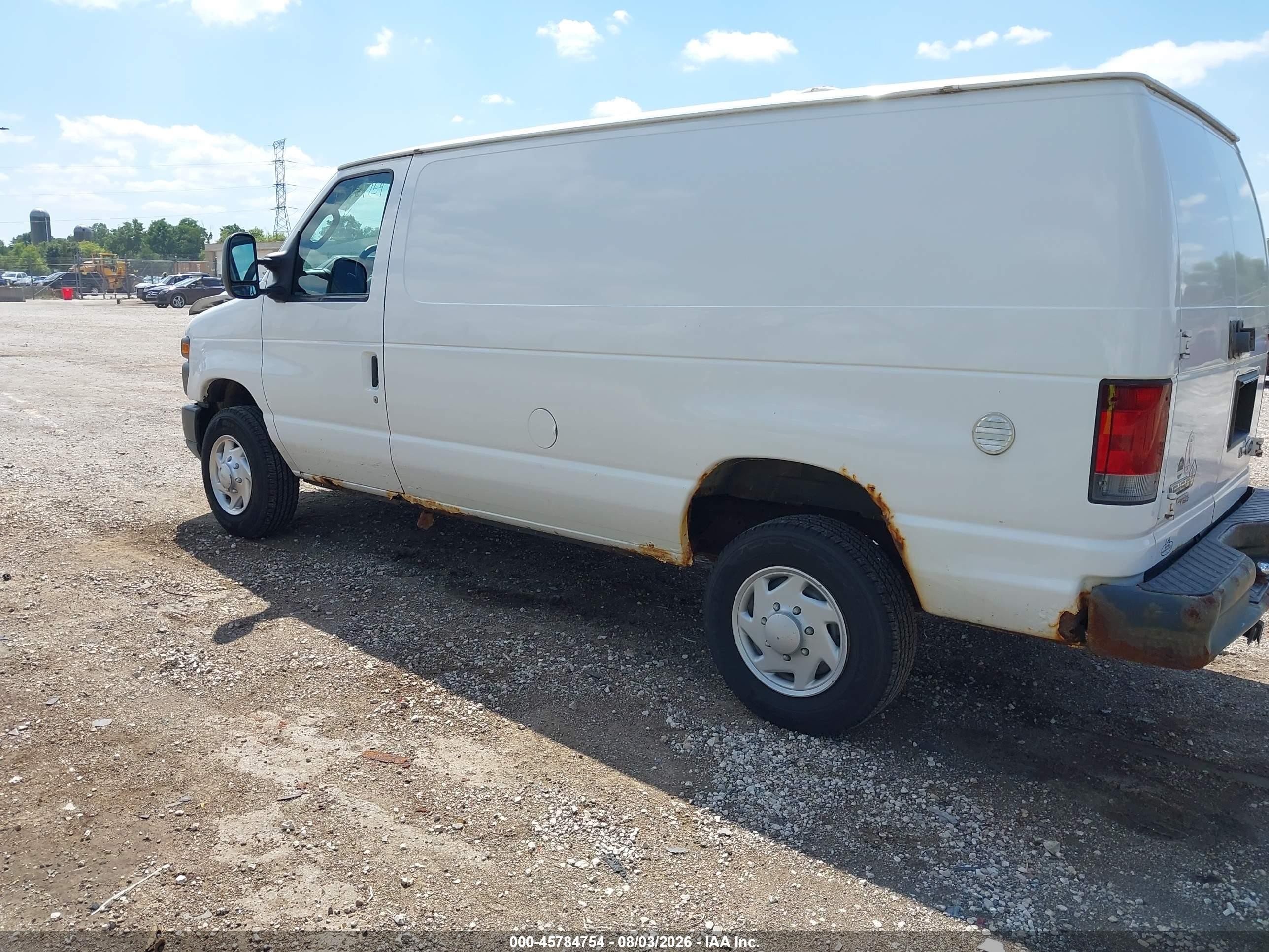 2011 Ford E-150 Commercial White vin: 1FTNE1EW6BDA34174